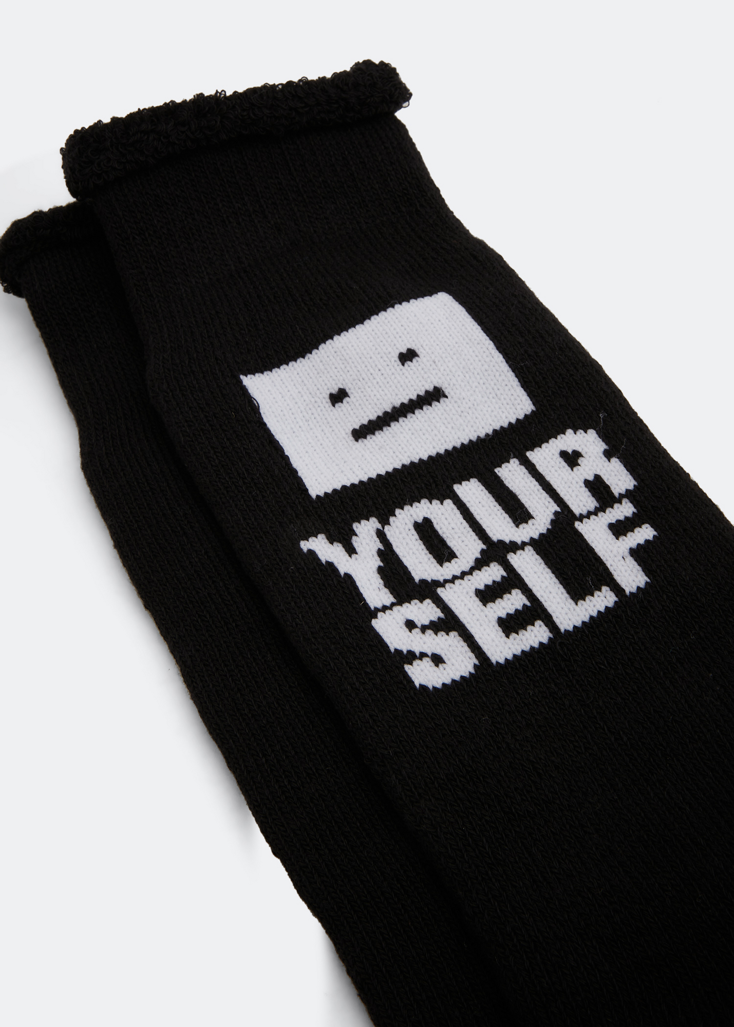 

Face-yourself socks, Black