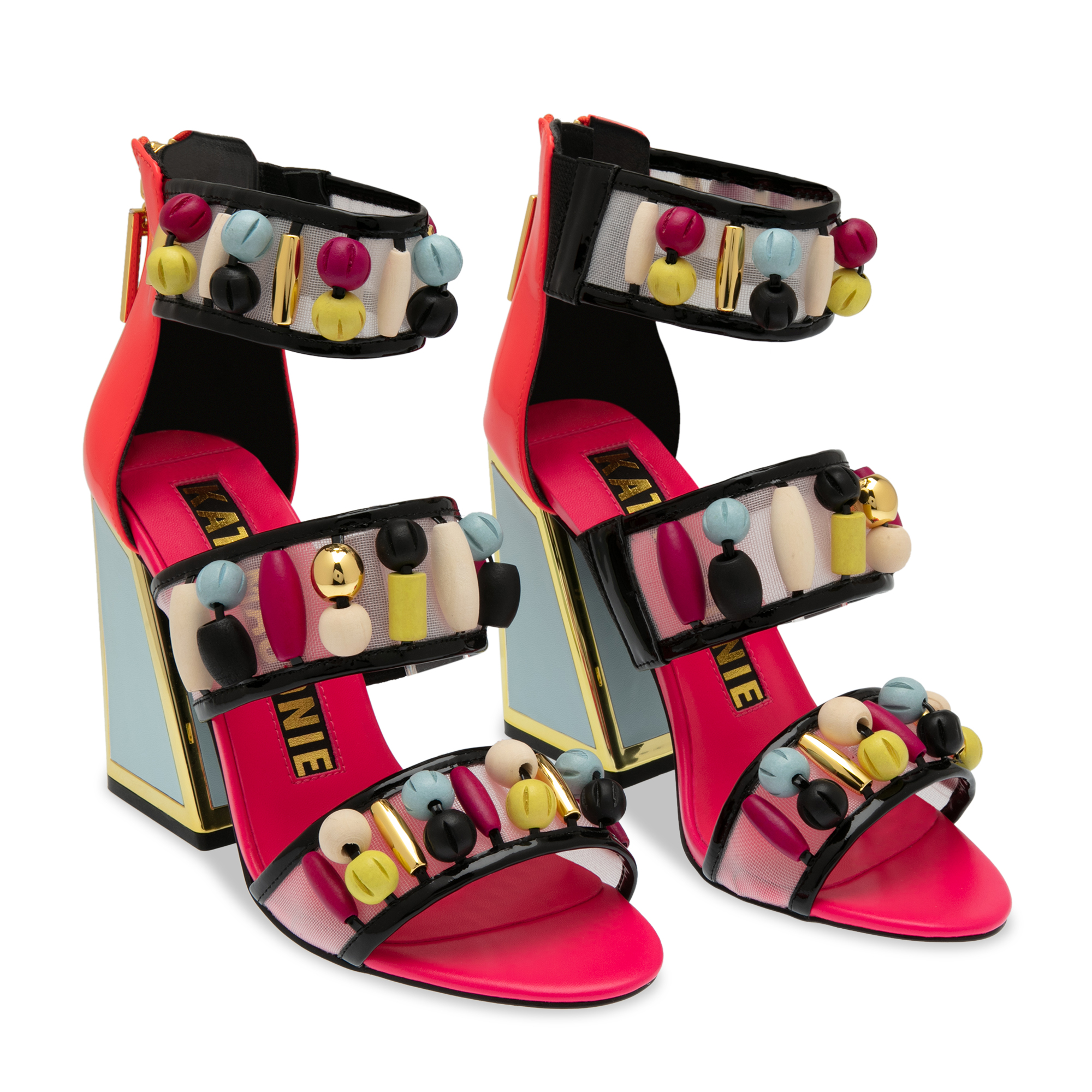 

Cardi sandals, Multi-coloured