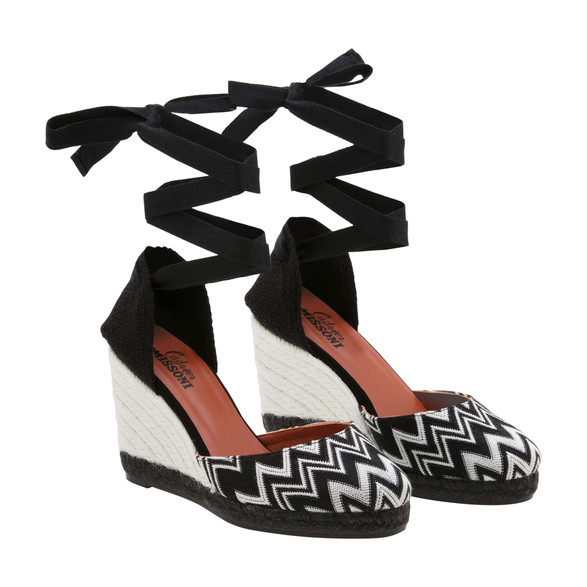 

x Missoni wedge espadrilles, Black