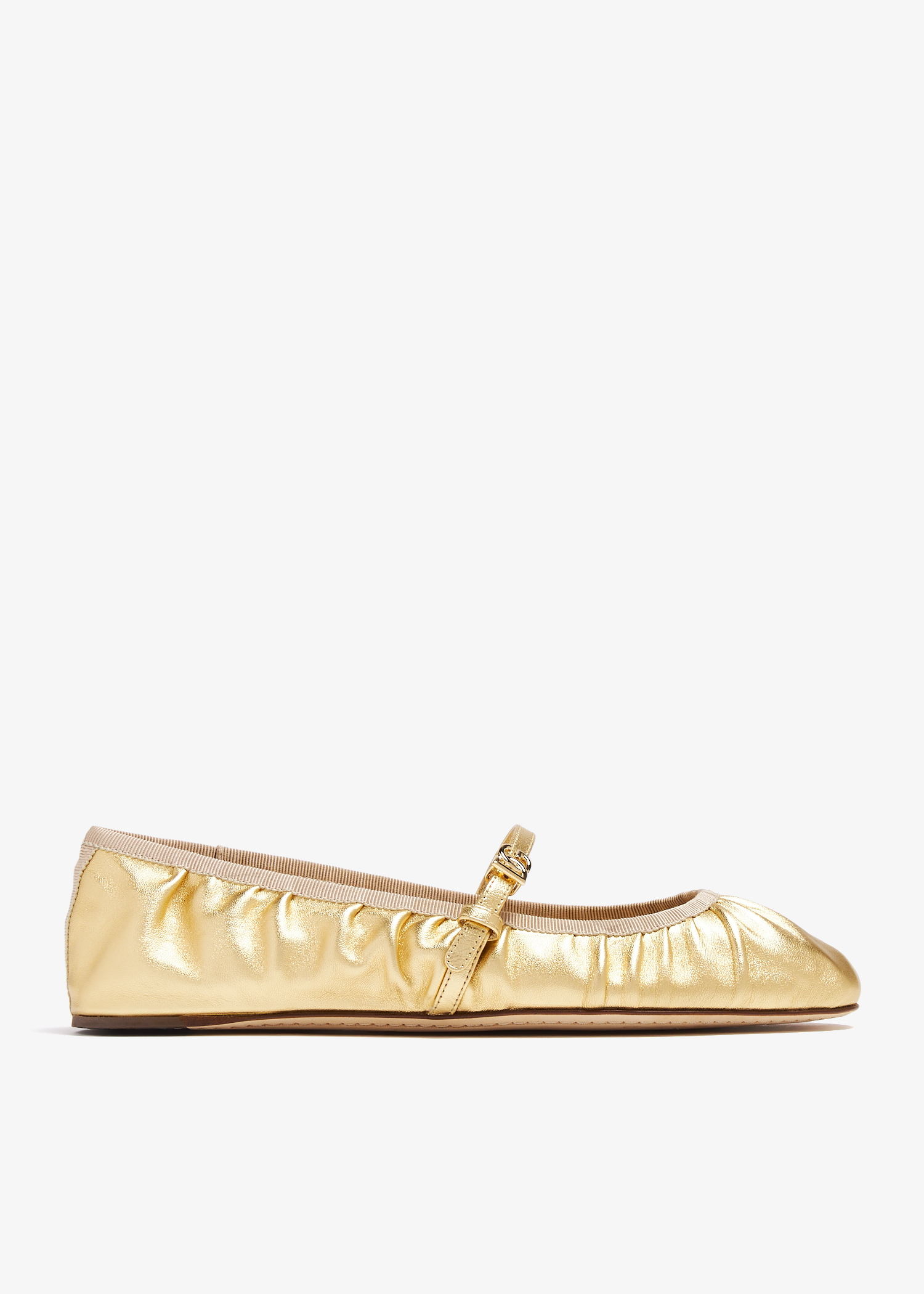 

Nappa Mordore ballet flats, Gold