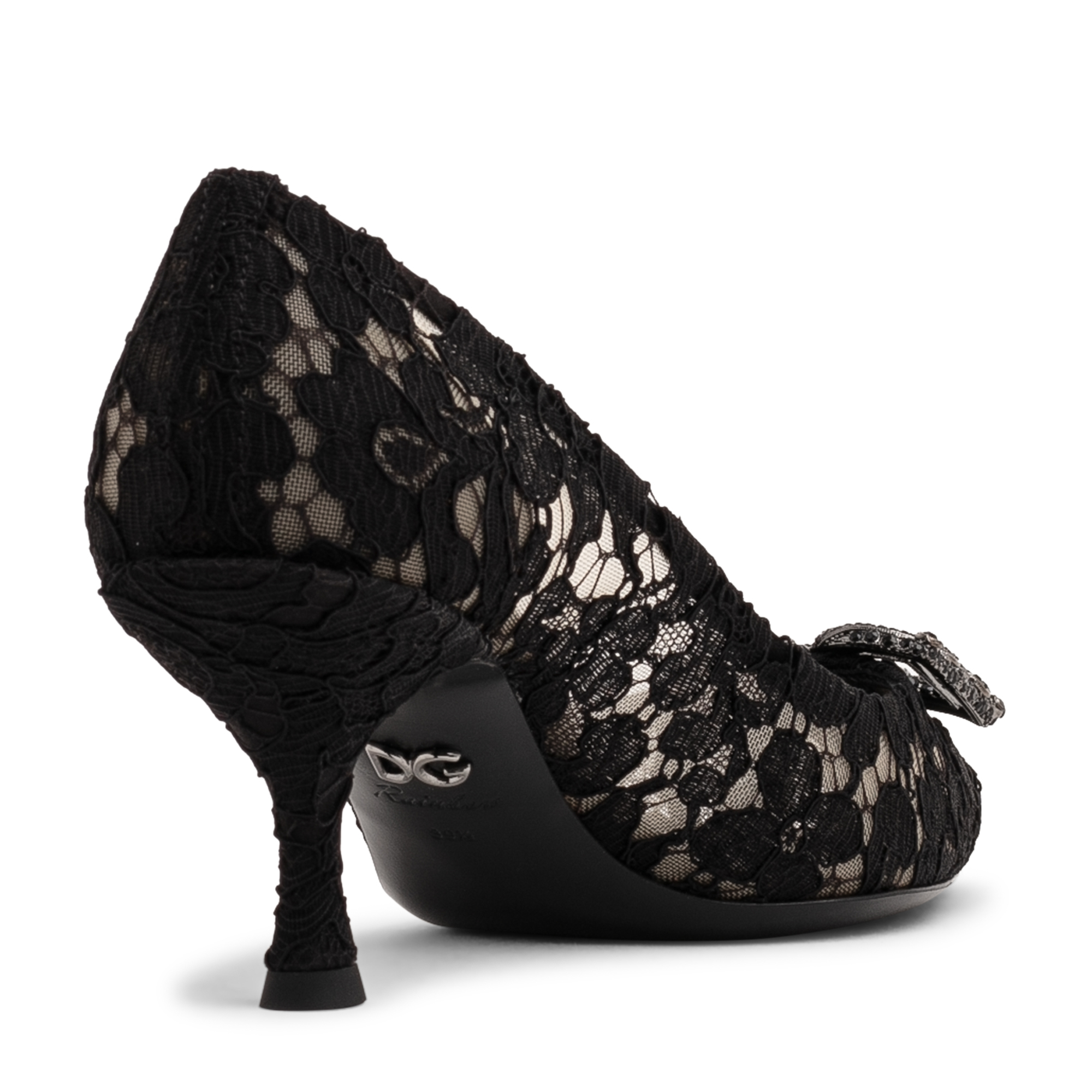 

Taormina lace pumps, Black