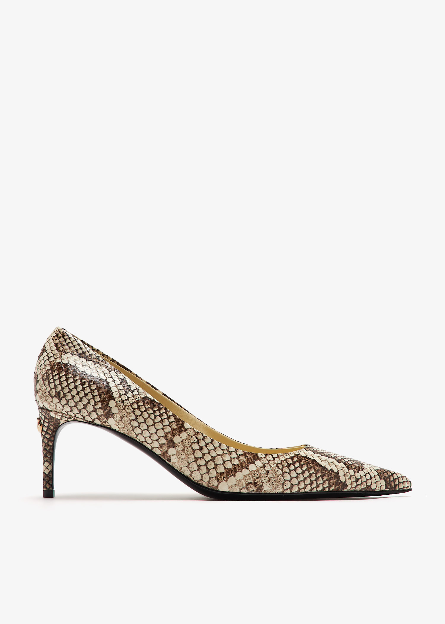 

Python skin pumps, Animal printed