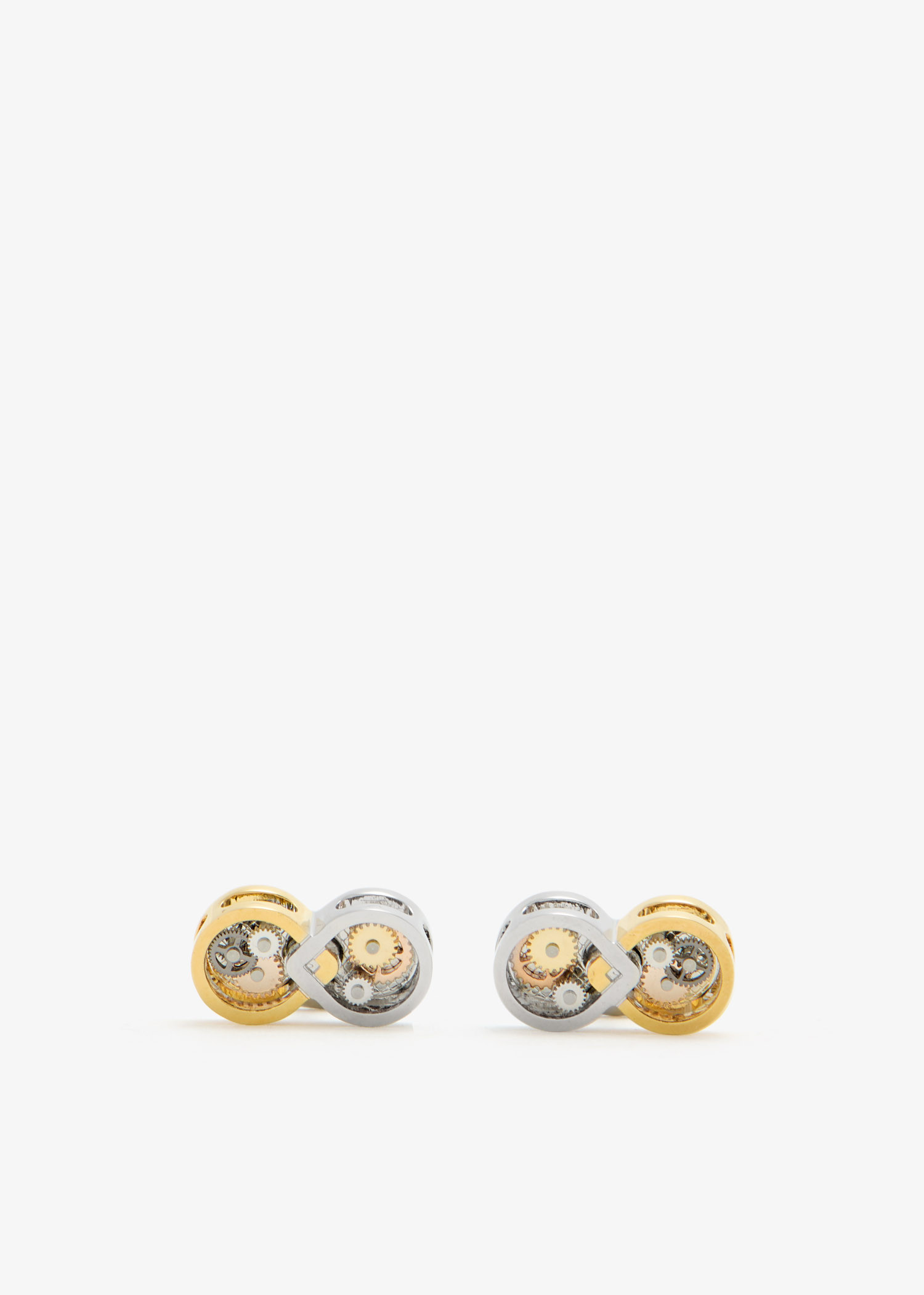 

Infinity gear cufflinks, Gold