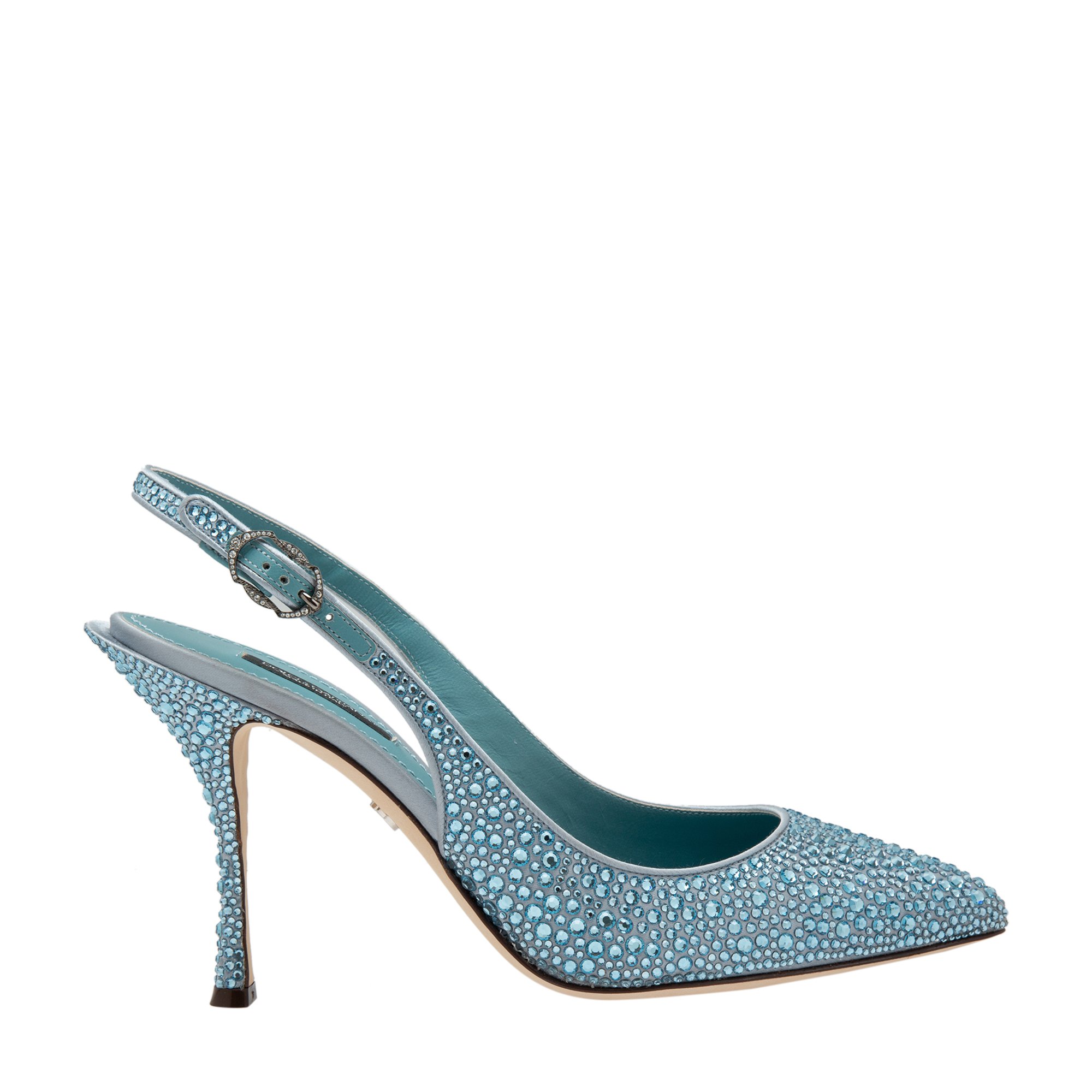 

Embellished slingback pumps, Blue