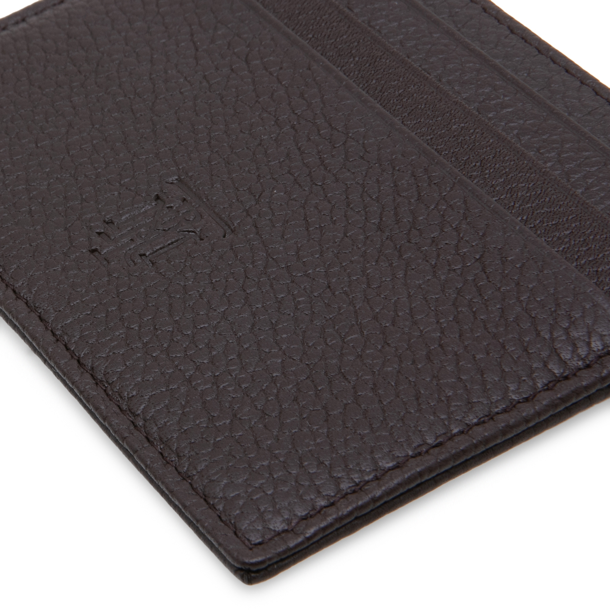 

Leather card holder, Brown