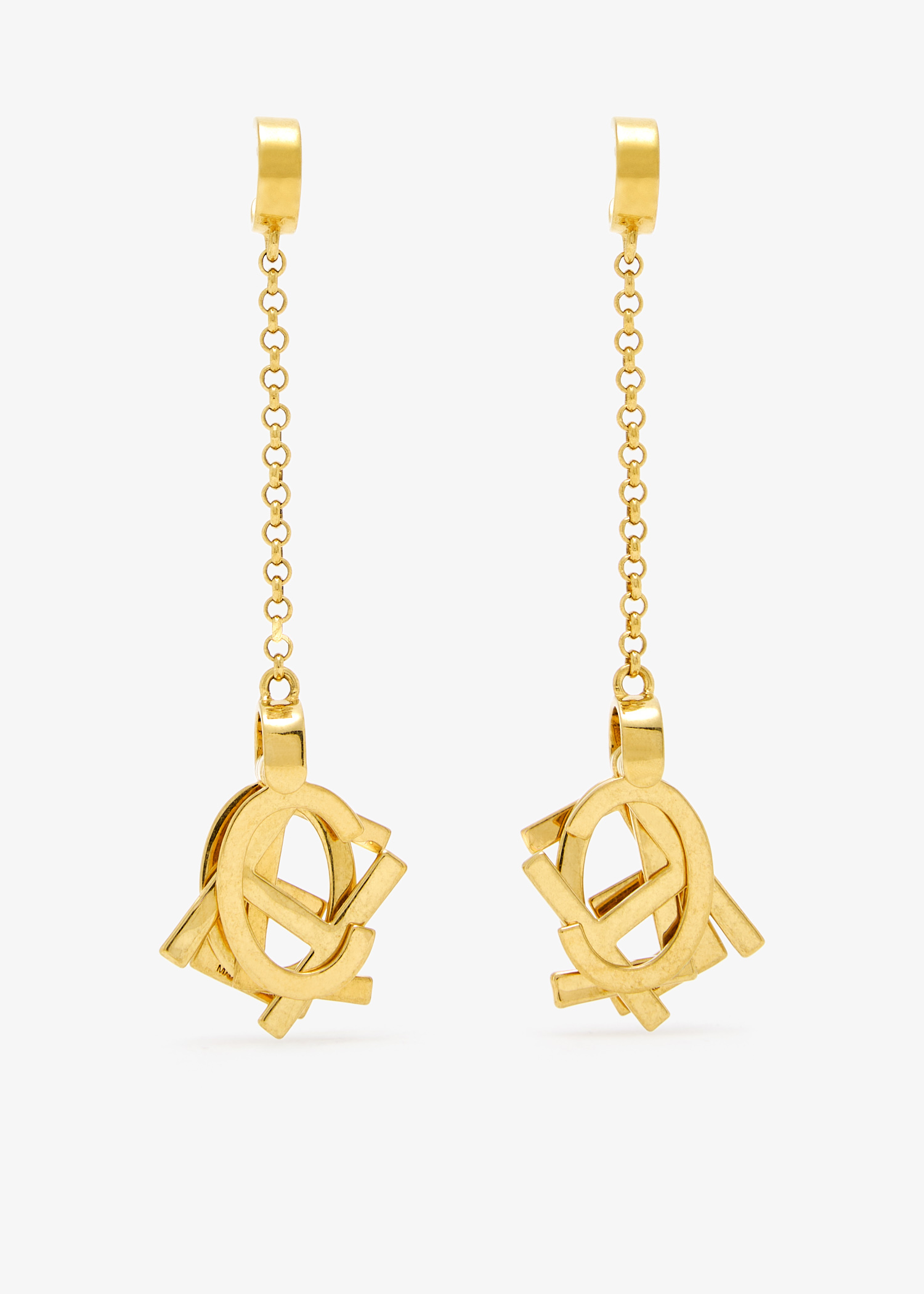 

The Chloé Letters earrings, Gold