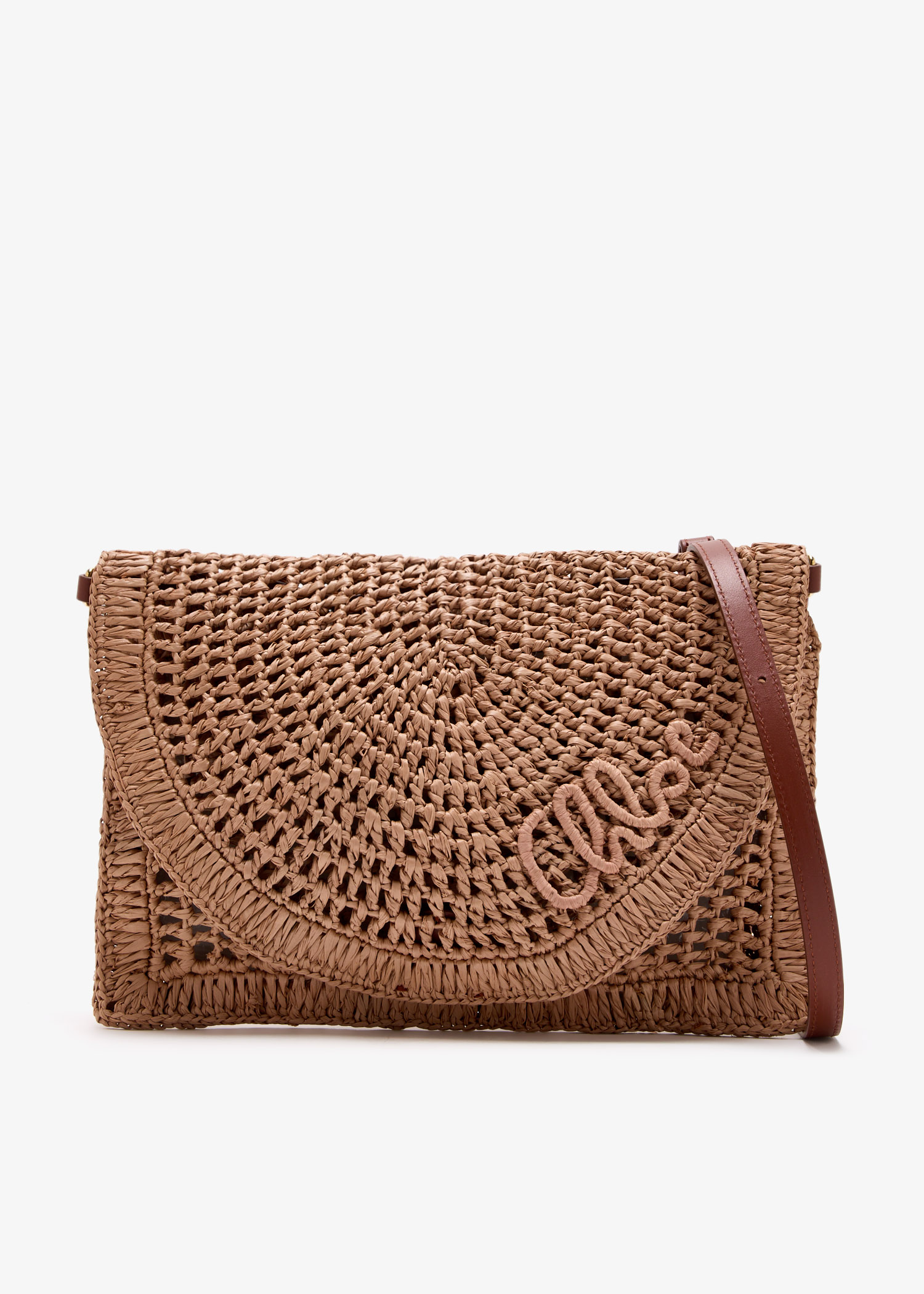 

Summer Banana flat pouch, Brown