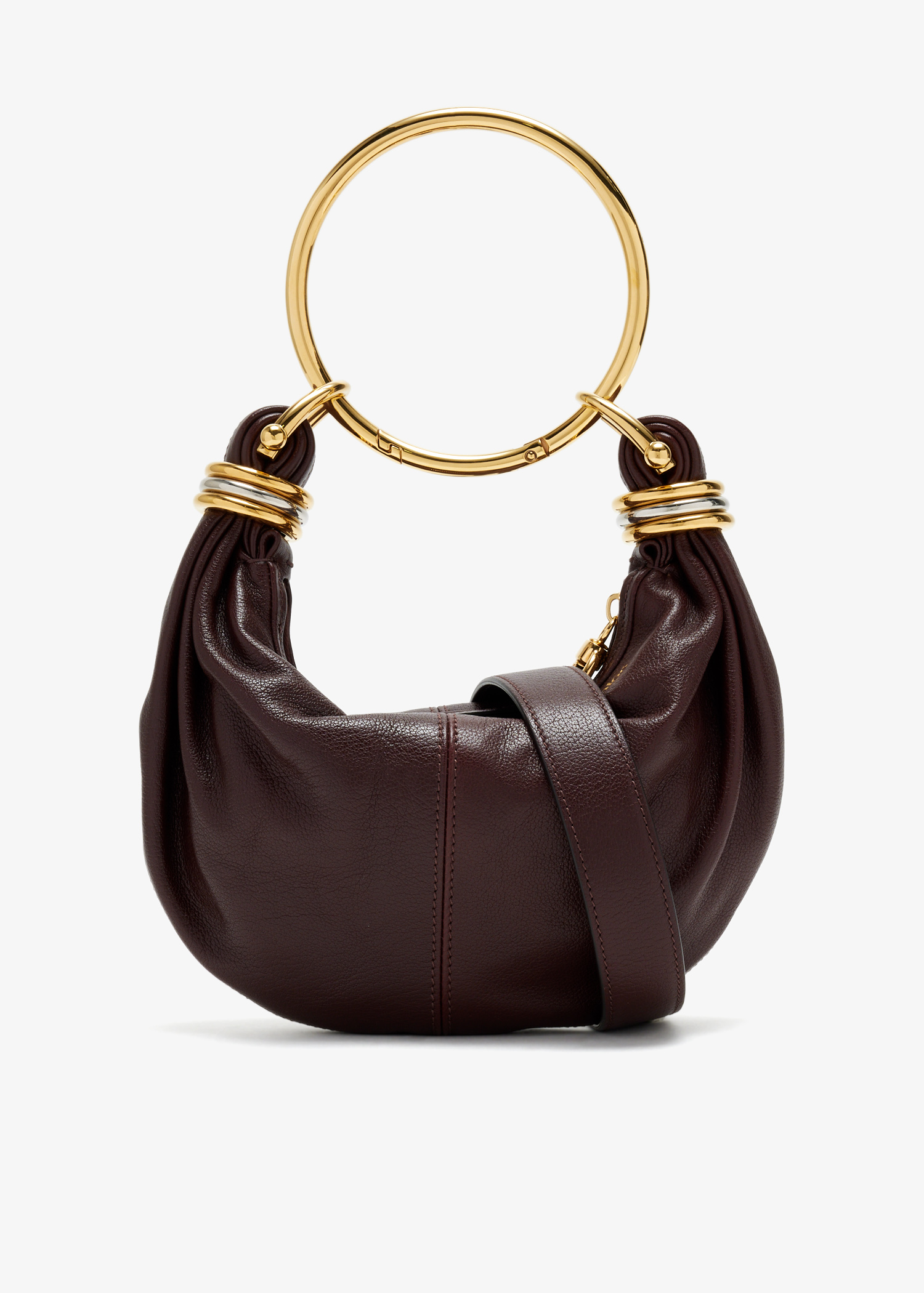 

Mini Hobo Bracelet bag, Brown