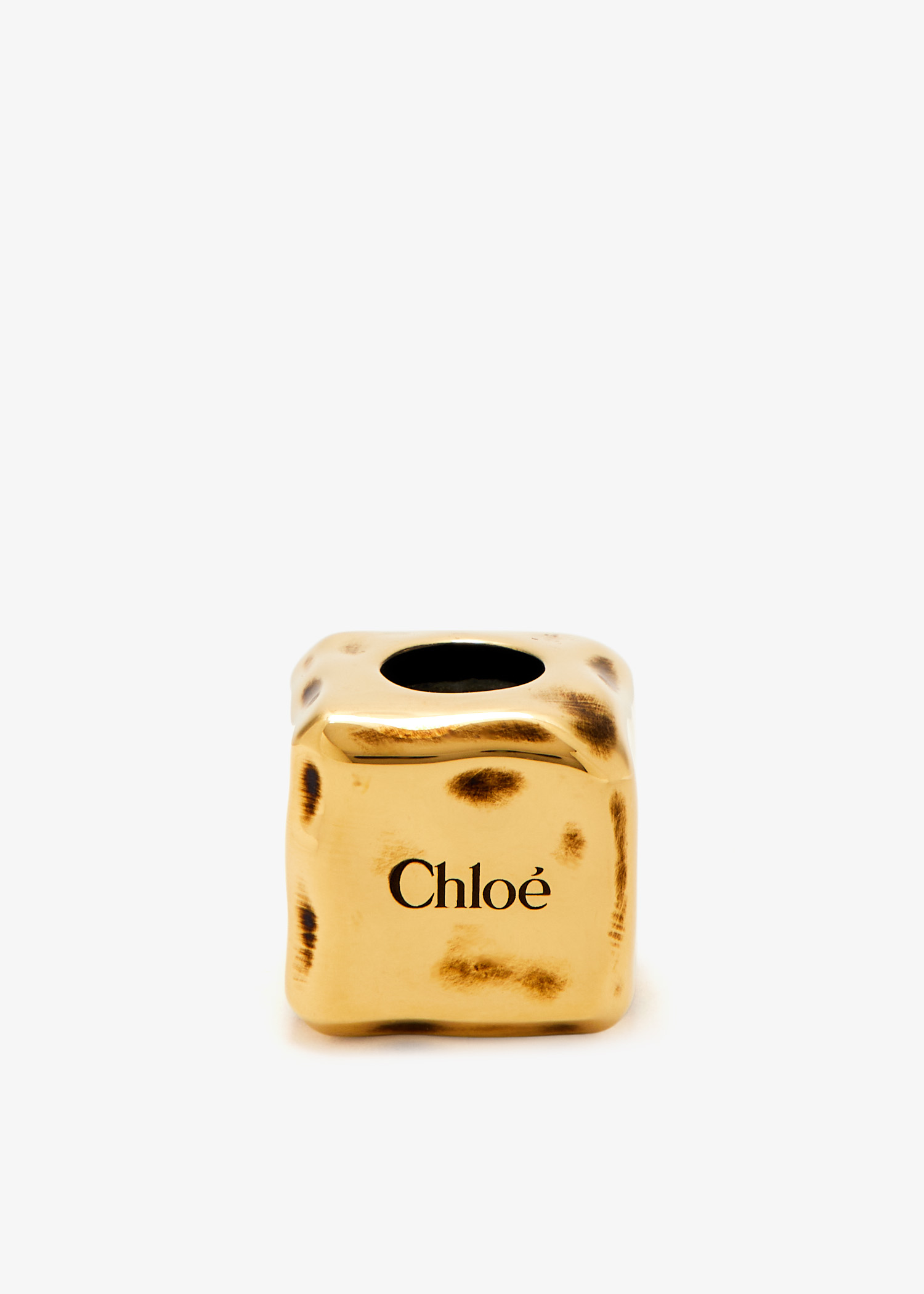 

Cube Dice Bracelet bag charm, Gold