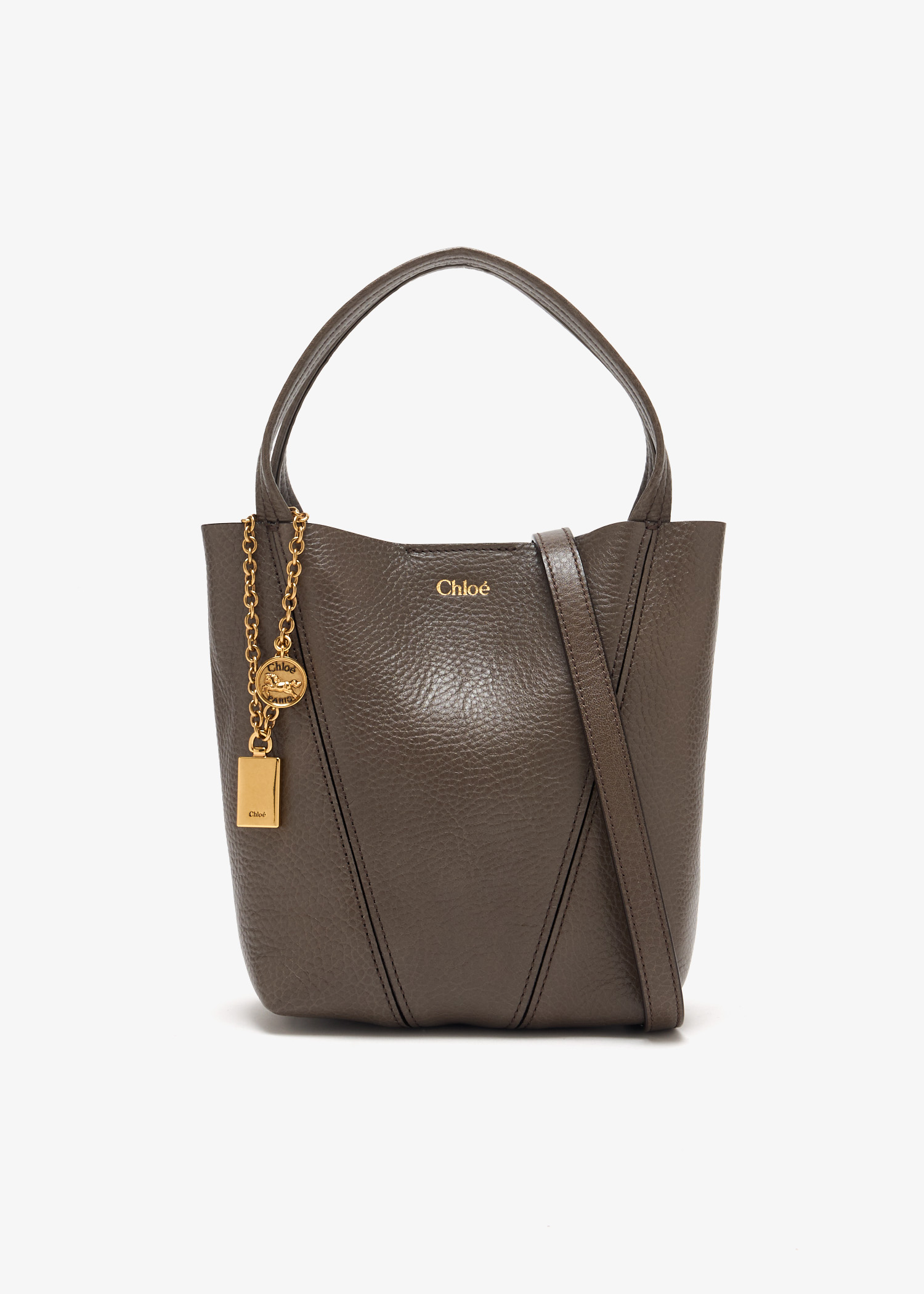 

Spin small tote bag, Grey