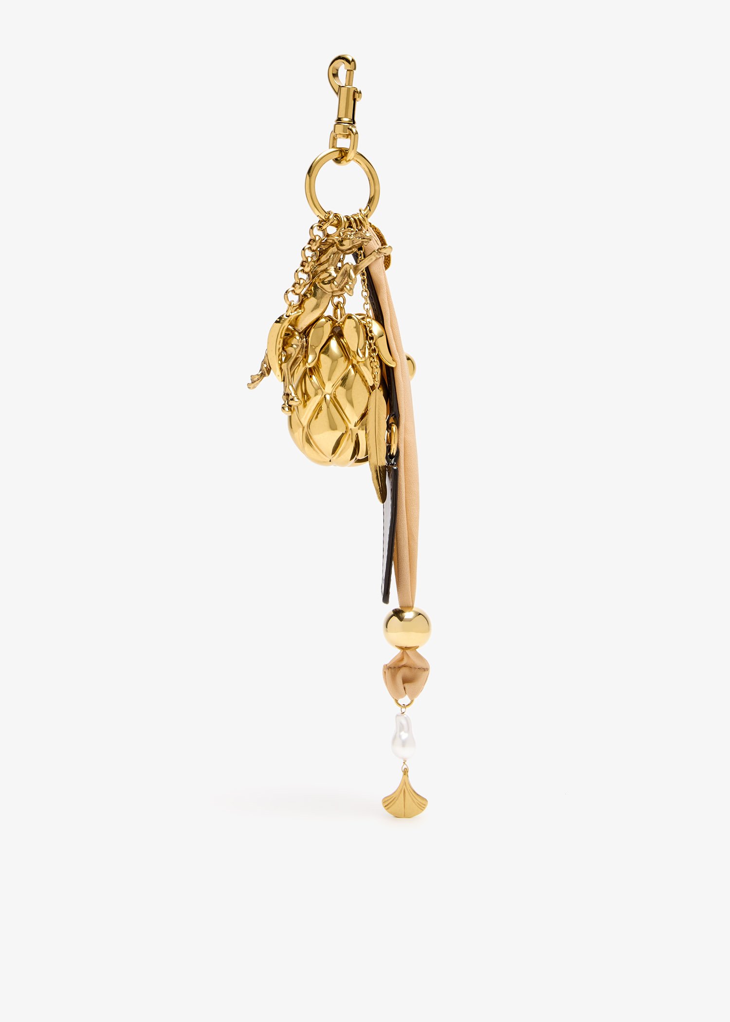 

Giga pineapple bag charm, Gold