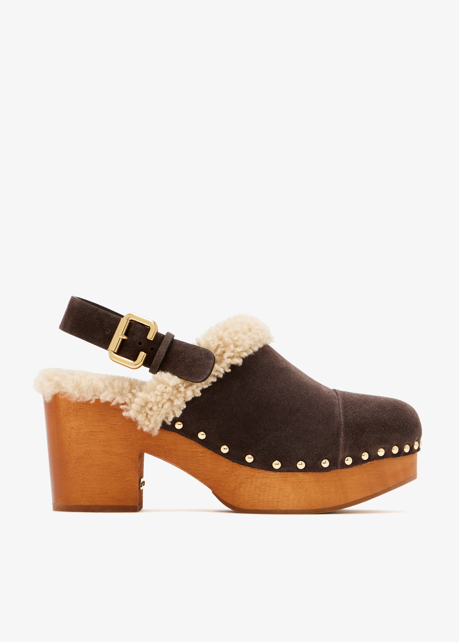 

Jeannette wedge clogs, Brown