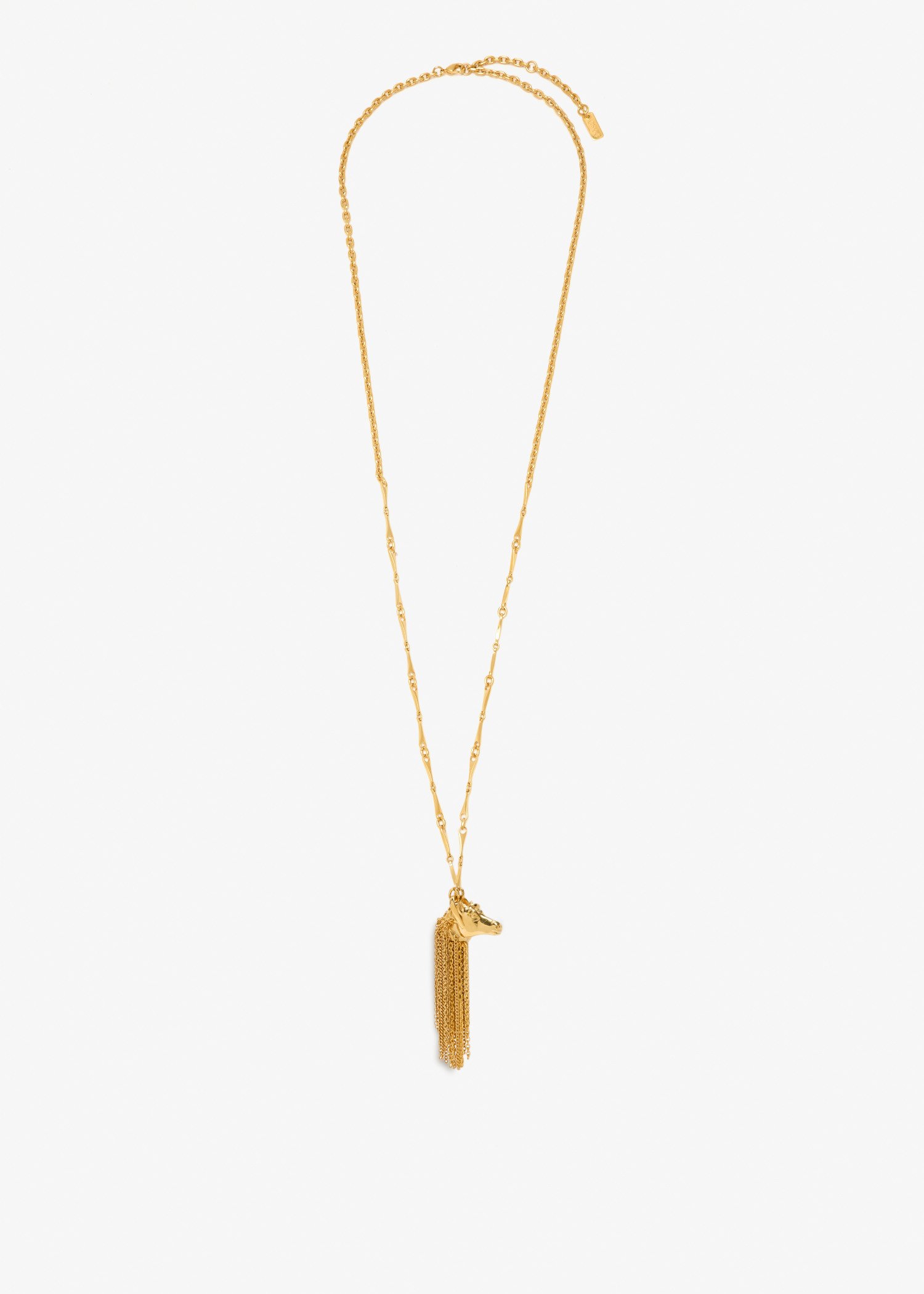 

Horse pendant necklace, Gold
