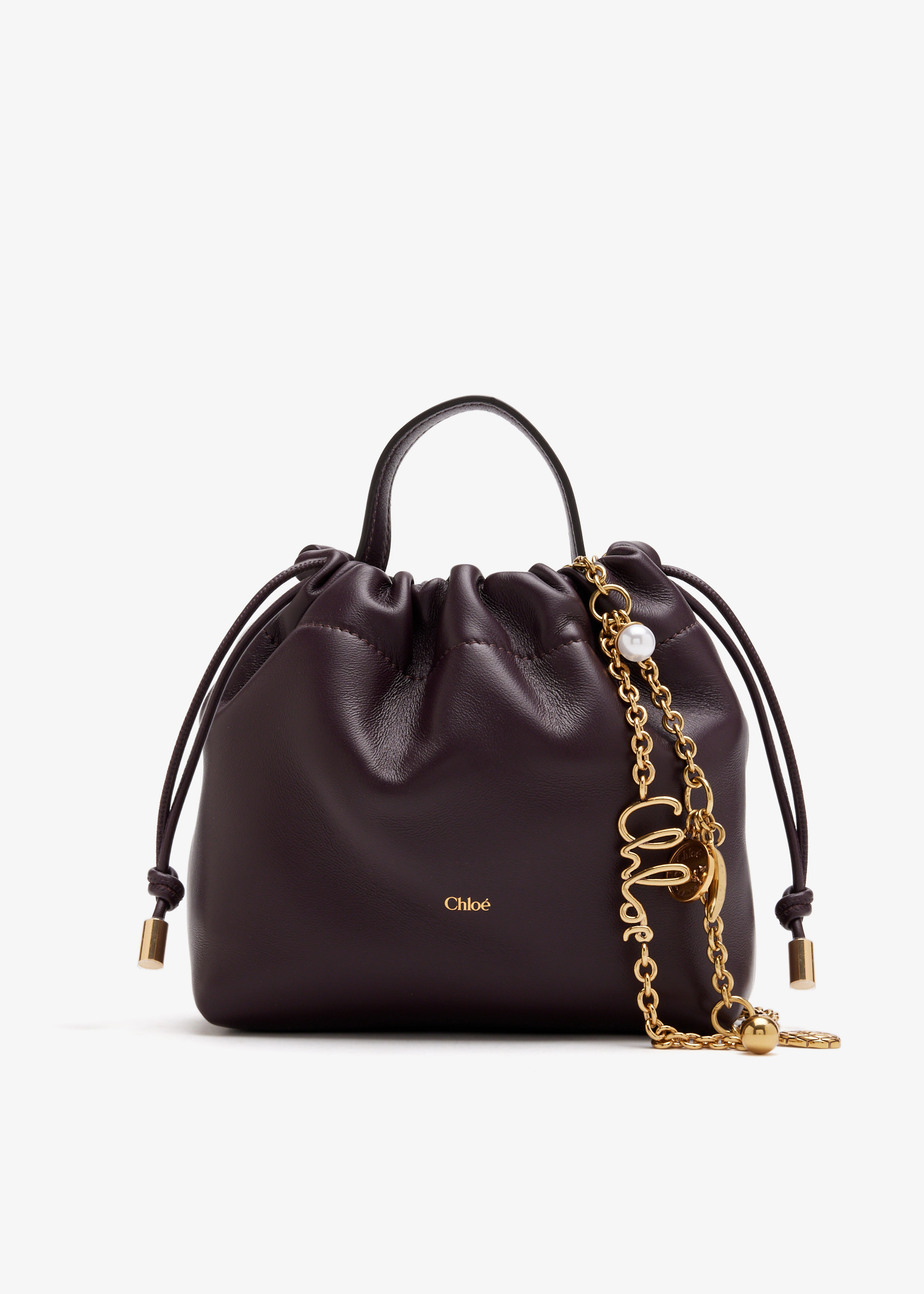 

Mini Icons shoulder bag, Burgundy