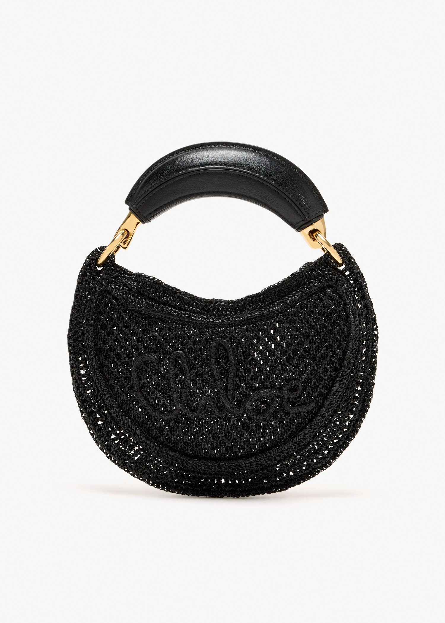 

Mini Summer Banana hobo bag, Black