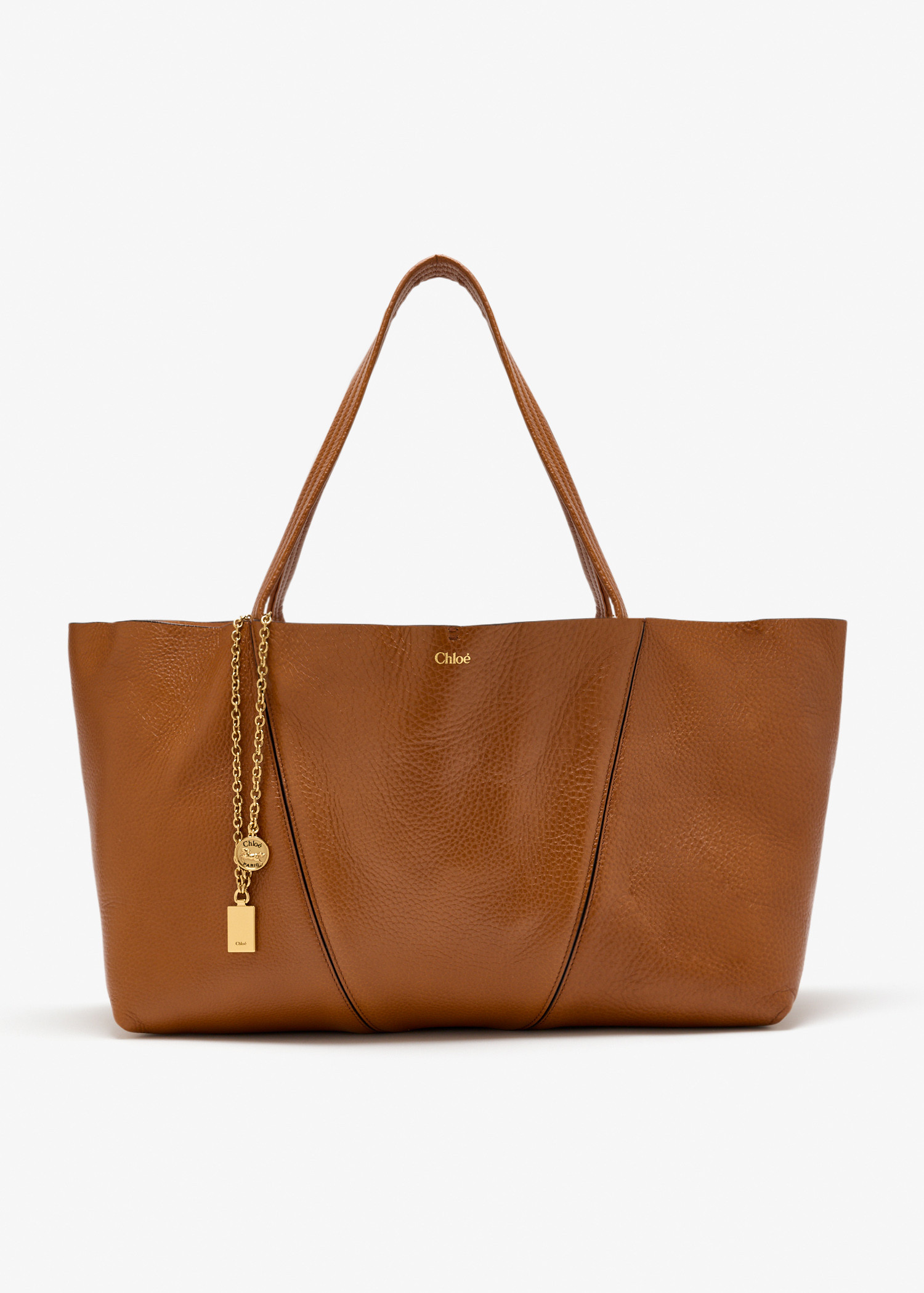 

Spin East-West tote bag, Brown