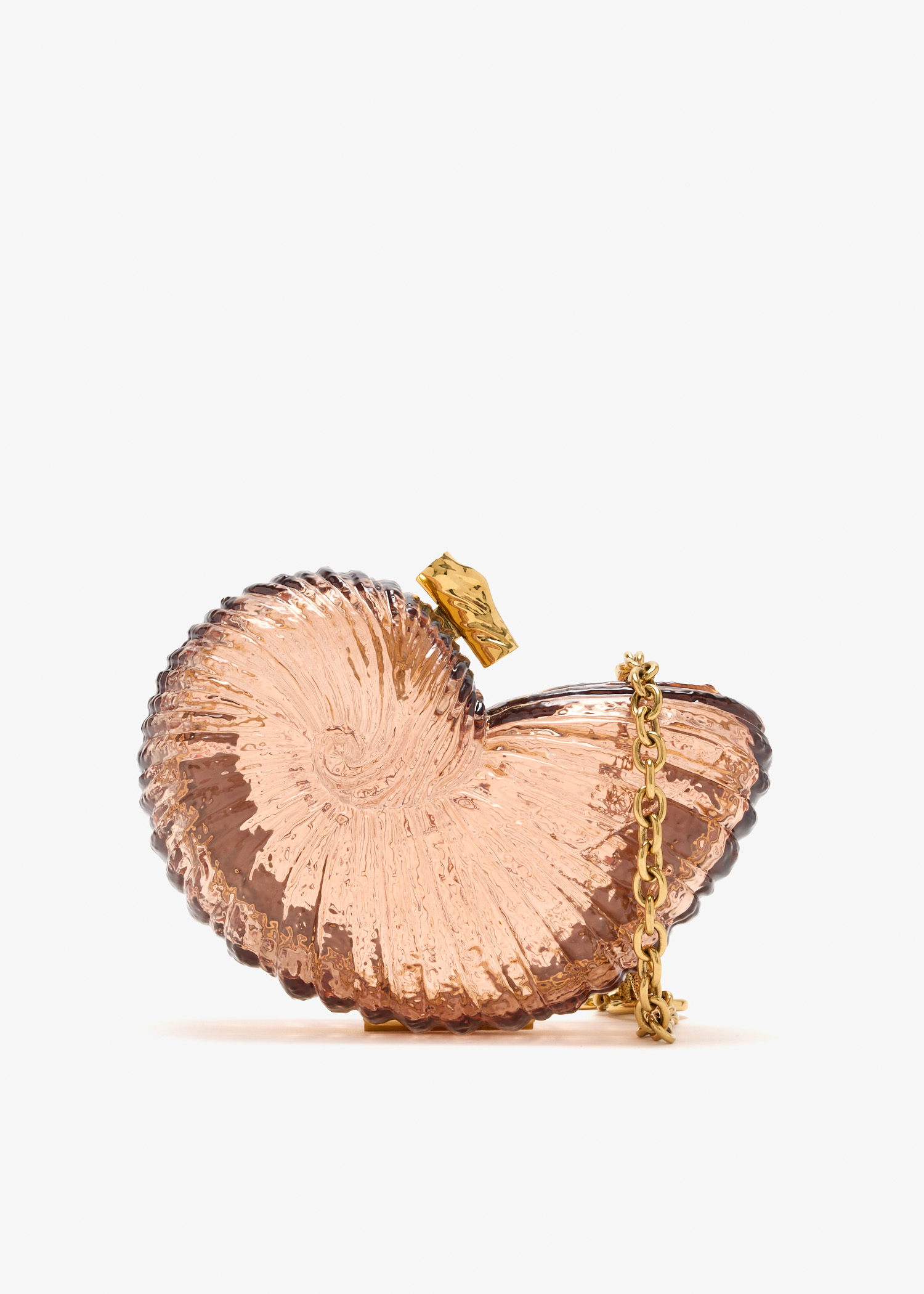 

Sea Treasures shell minaudière, Pink