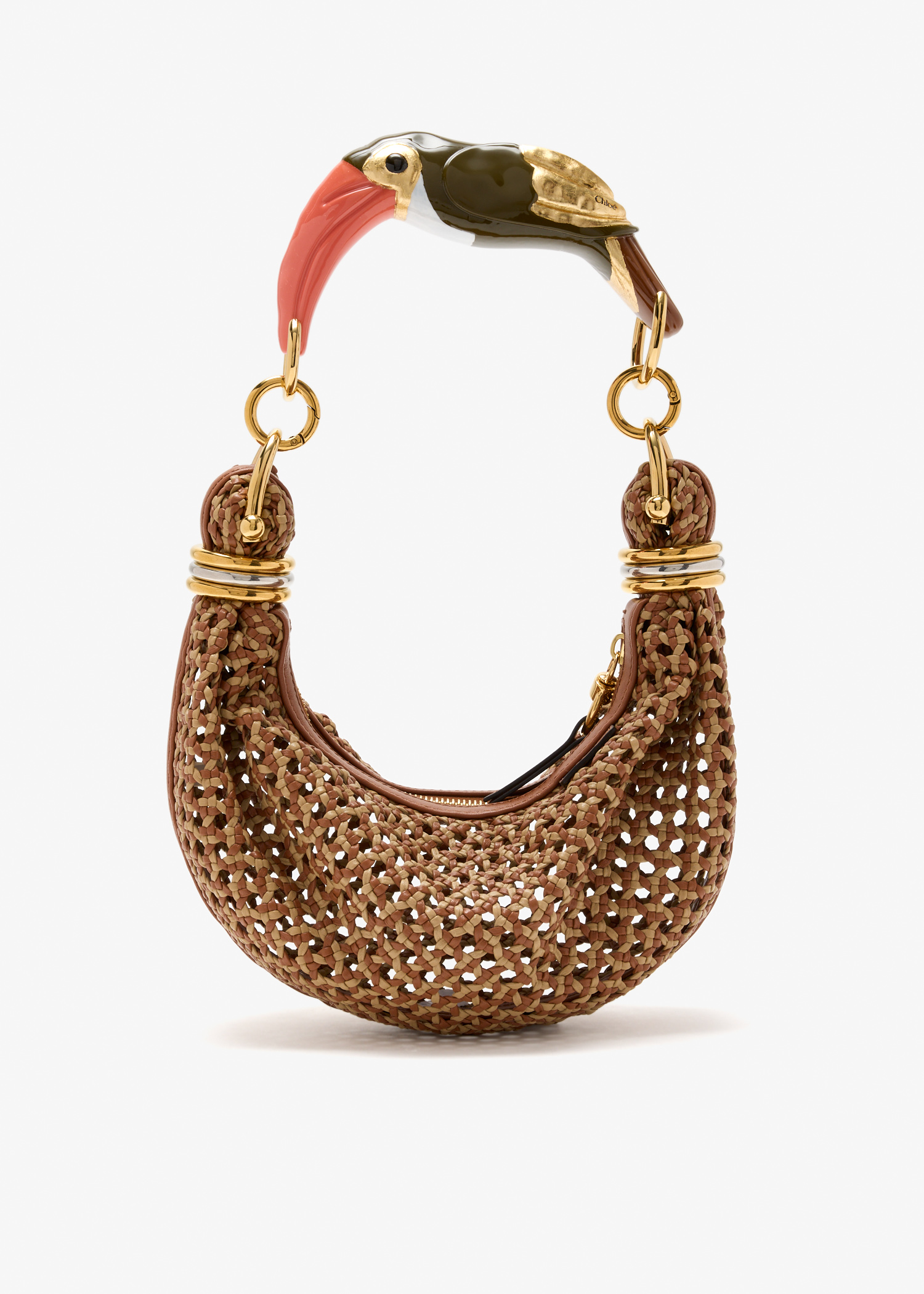 

Small Bracelet hobo bag, Brown