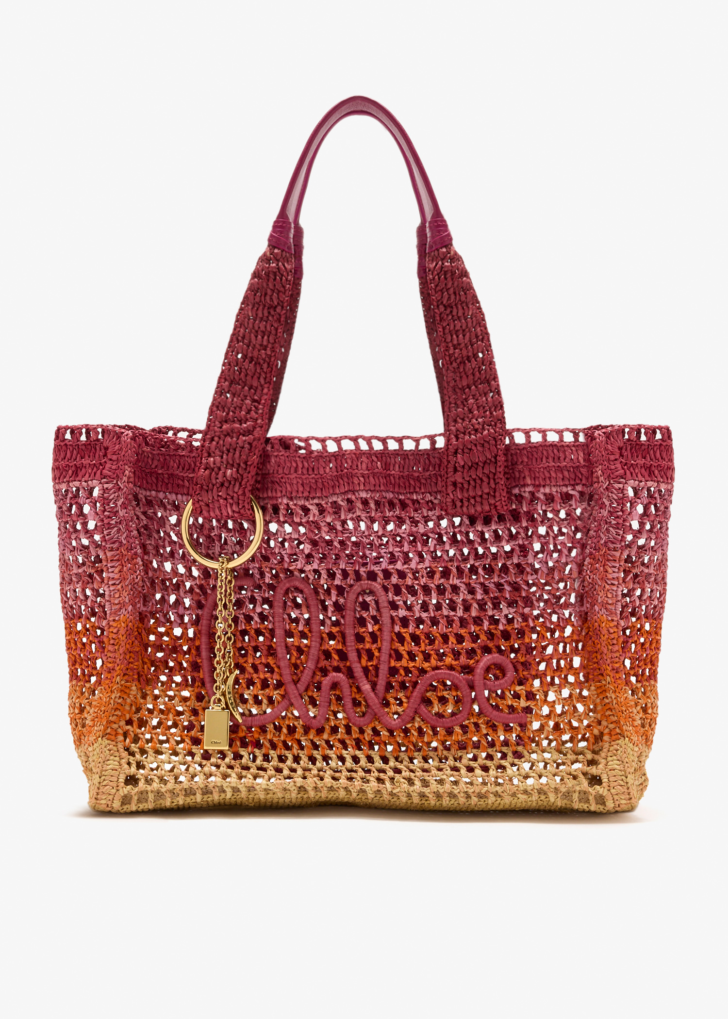 

Summer Banana East-West tote bag, Pink