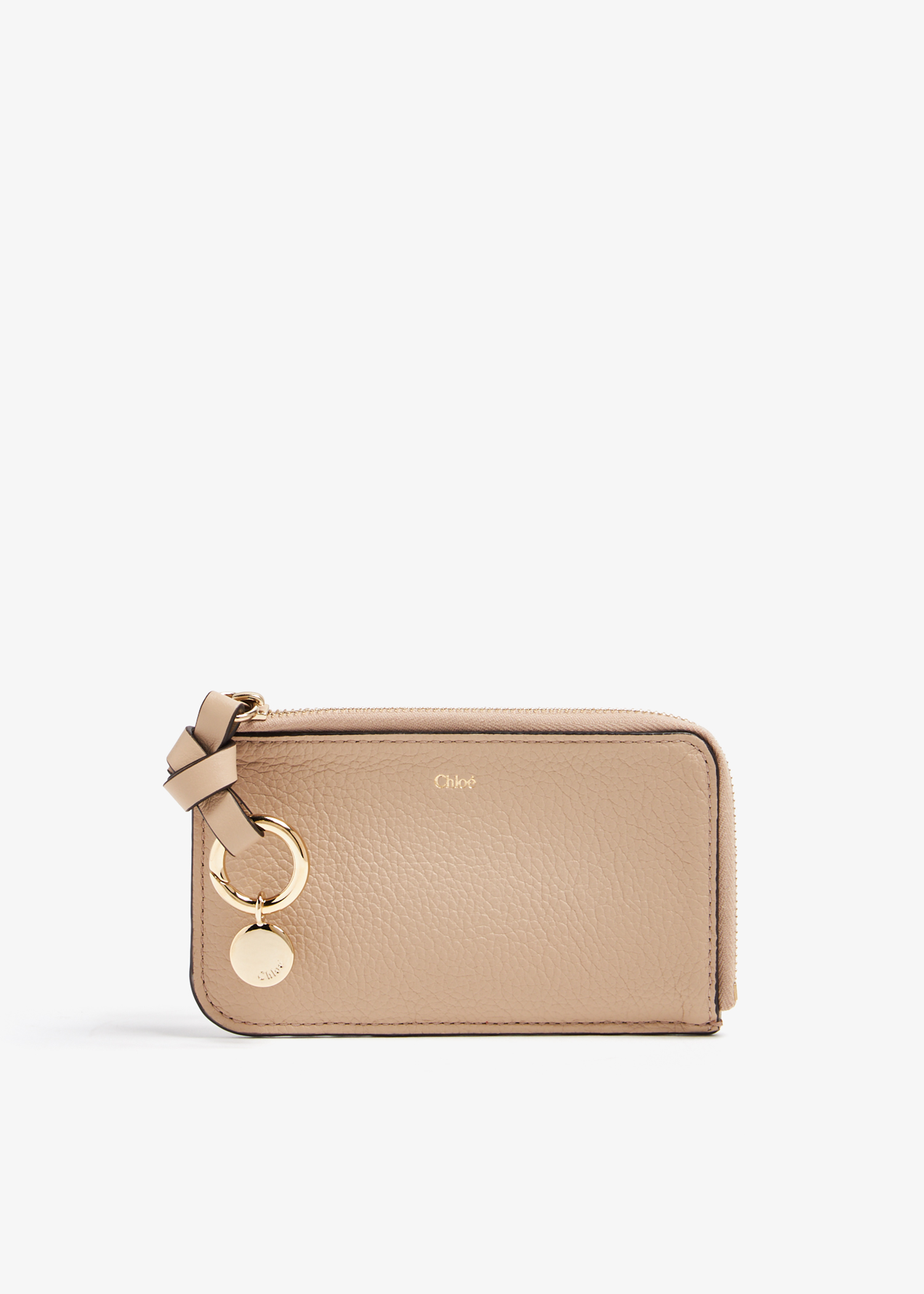 

Alphabet purse, Beige