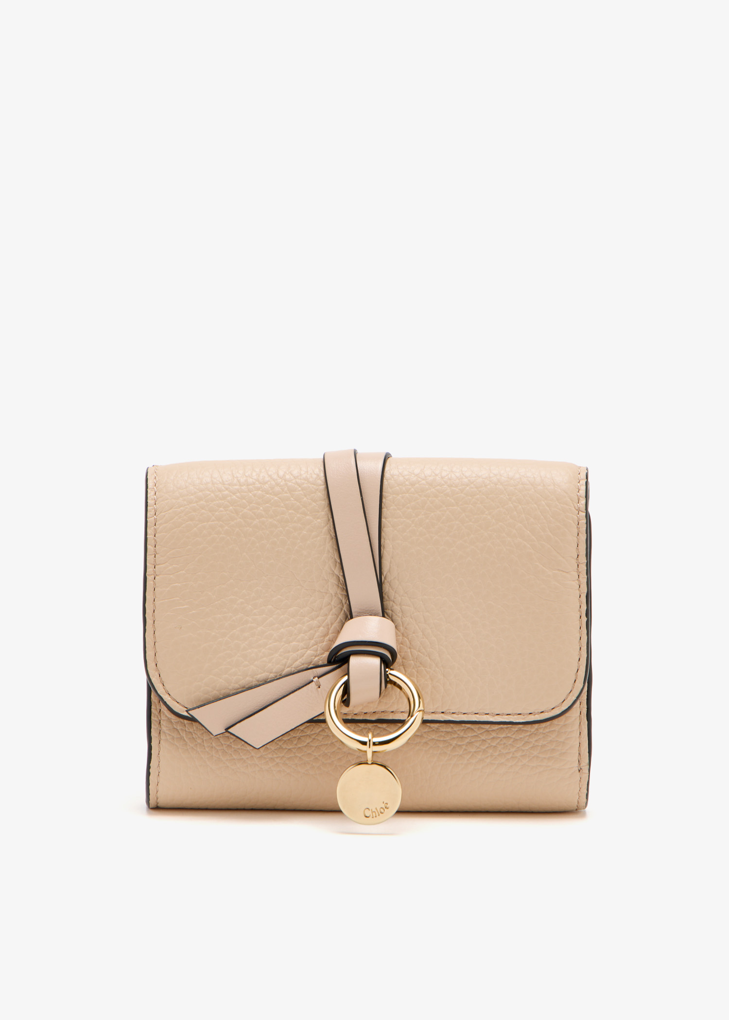 

Alphabet small tri-fold wallet, Pink