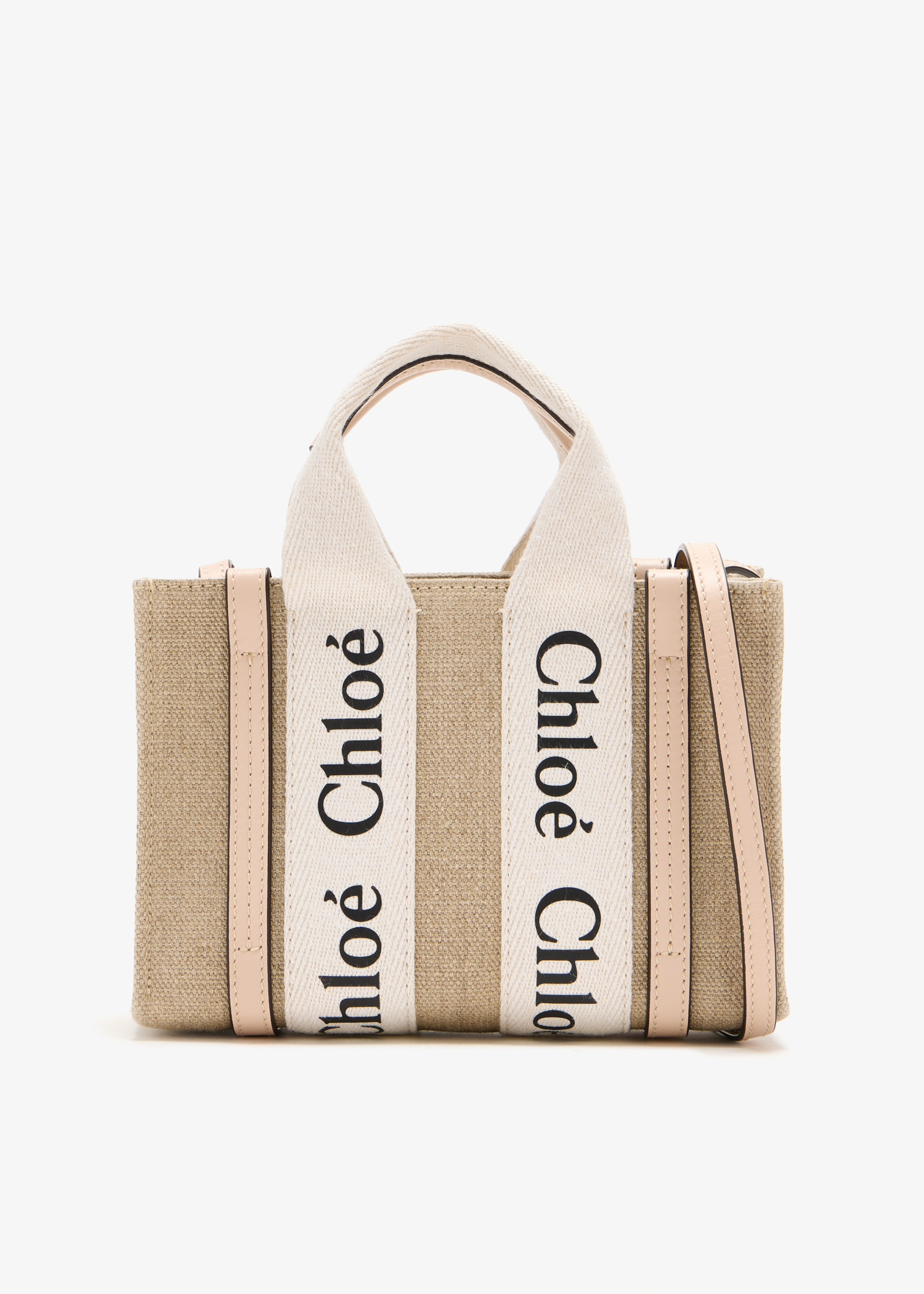 

Woody mini tote bag, Beige