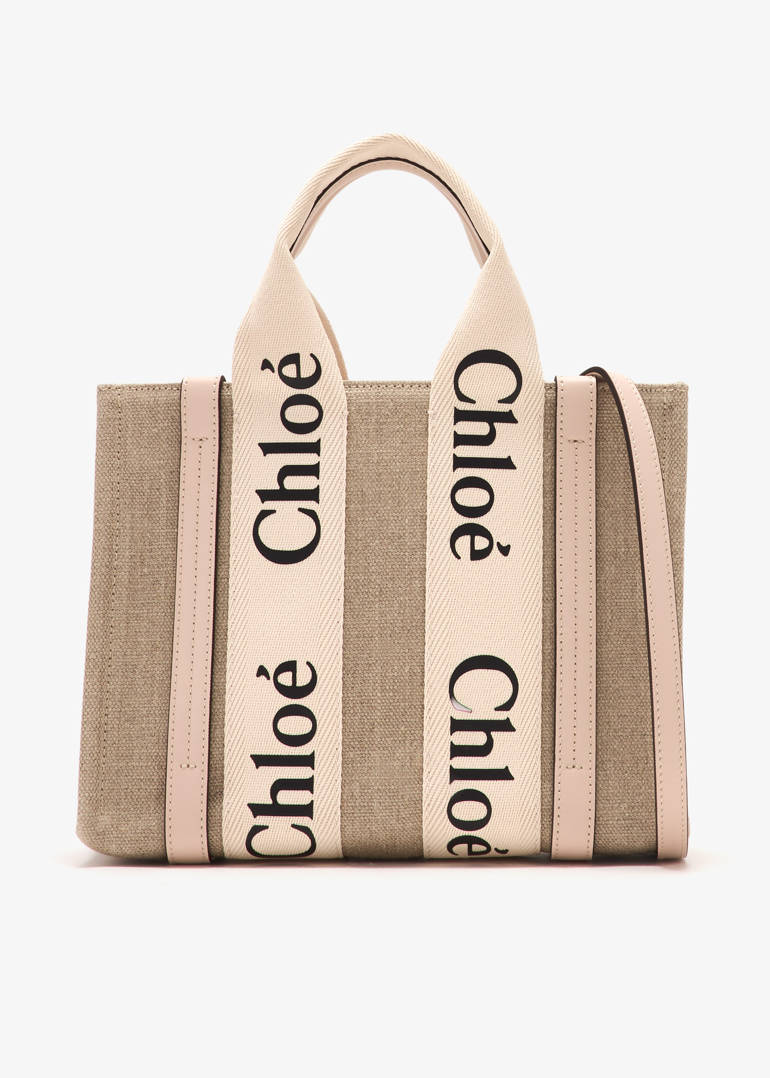 

Woody small tote bag, Beige