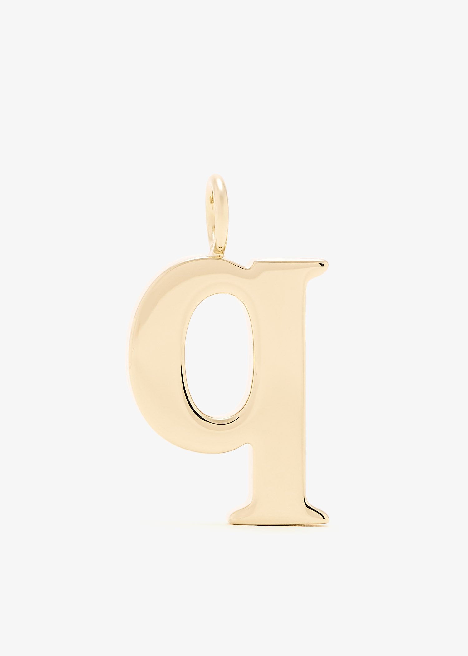 

Alphabet Q charm, Gold