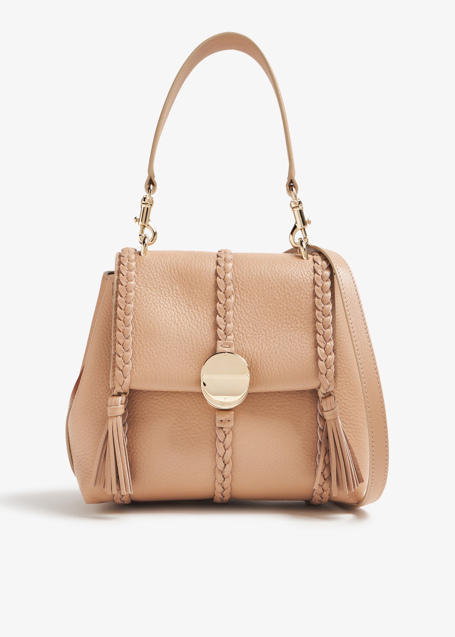 

Penelope small soft shoulder bag, Beige