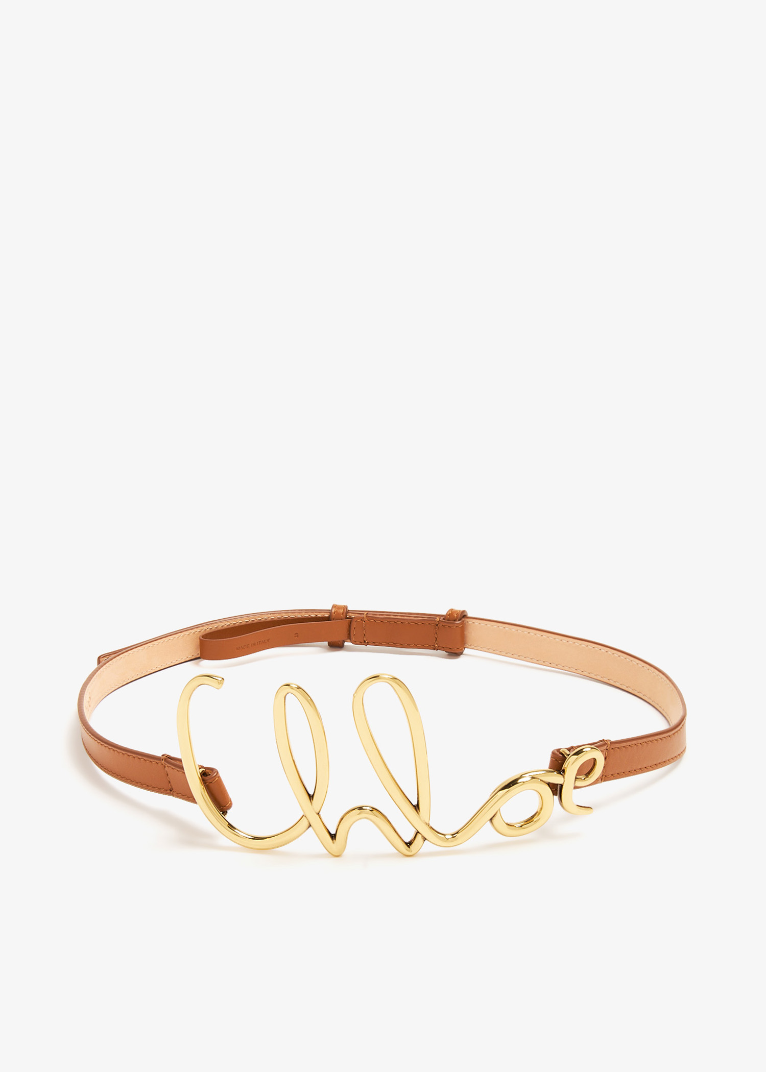 

The Chloé Iconic small belt, Brown