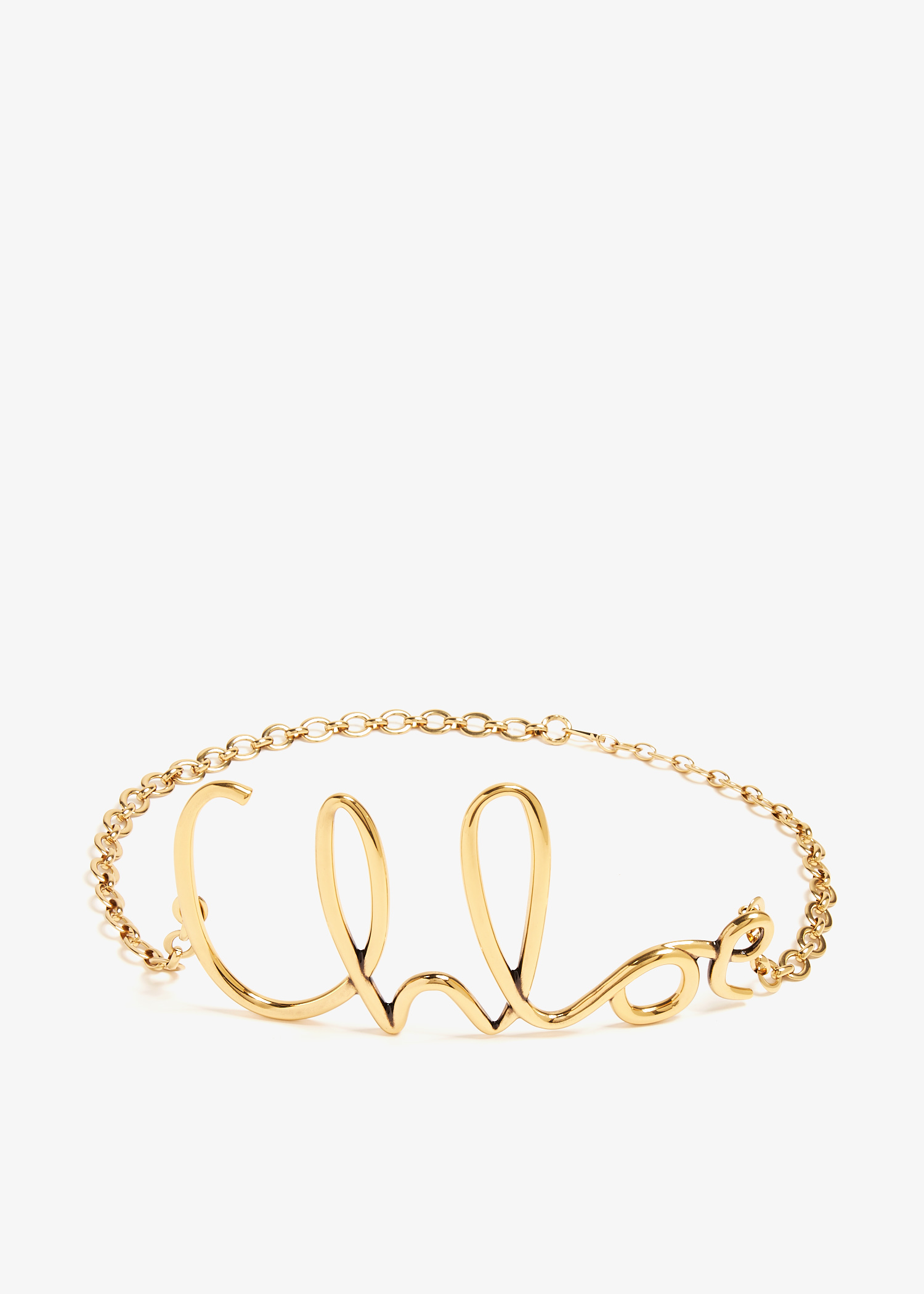 

The Chloé Iconic large belt, Gold