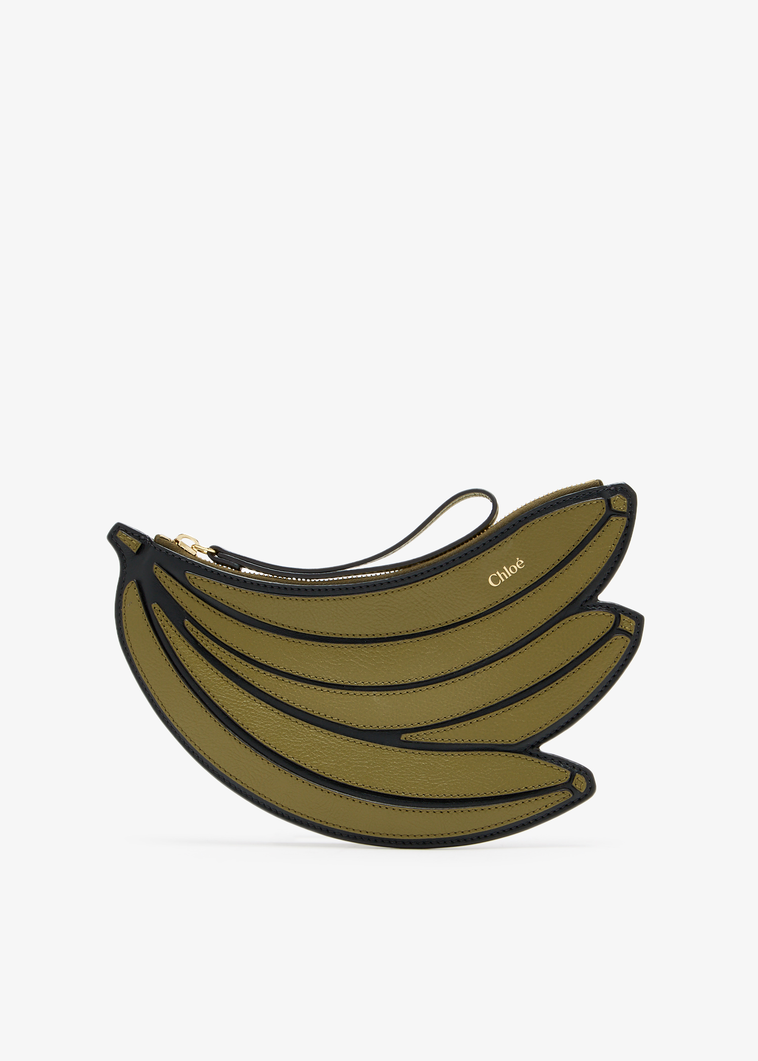 

Banana flat pouch, Green