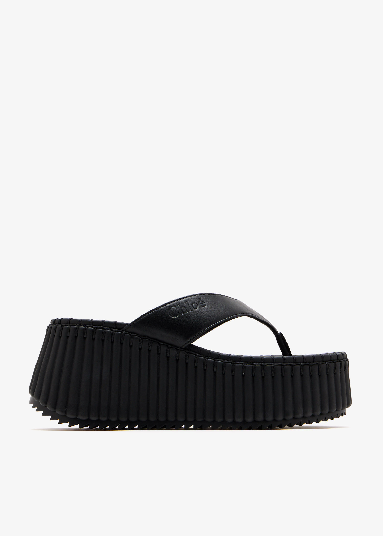 

Nama wedge sandals, Black