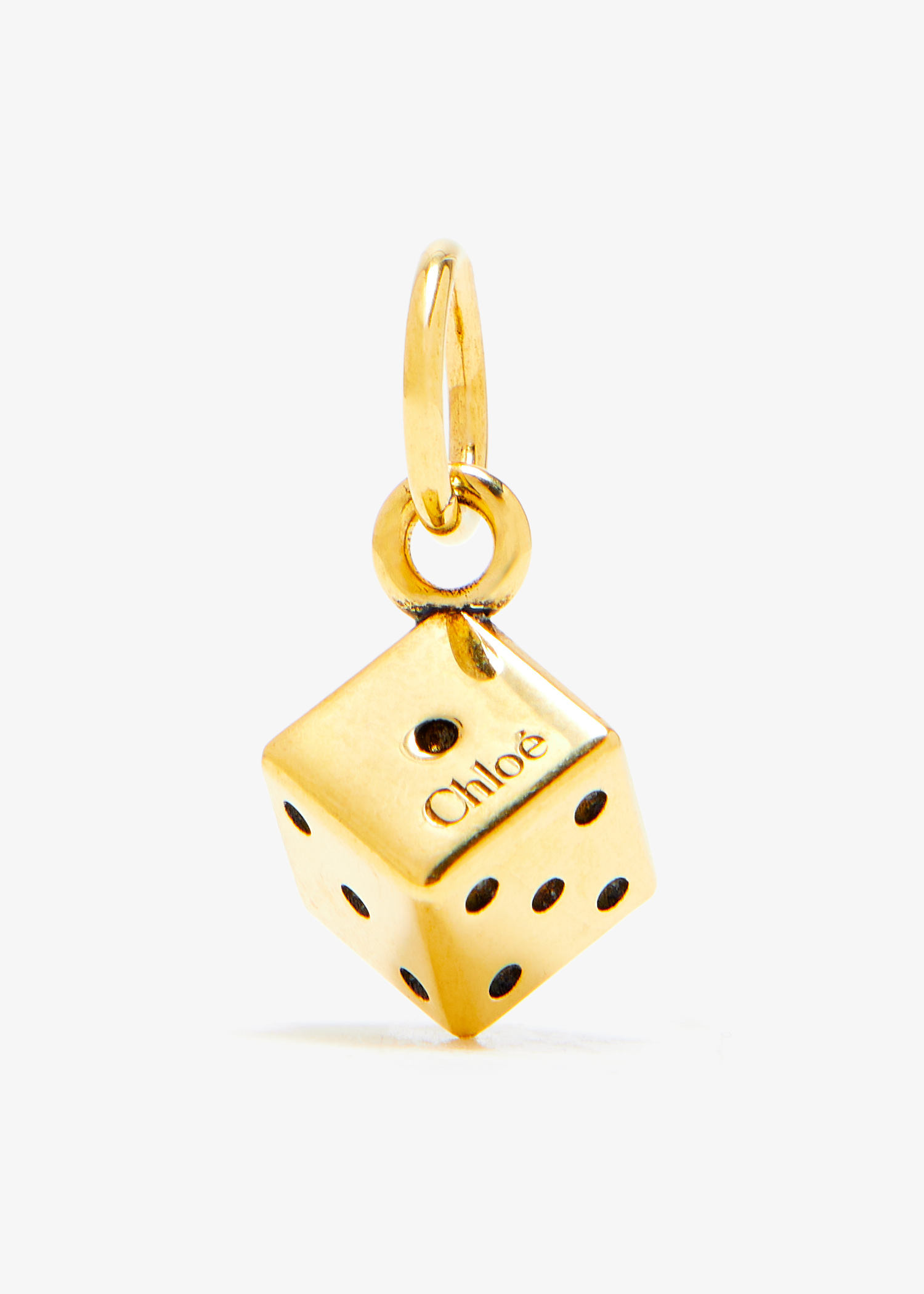 

Alphabet Dice charm, Gold