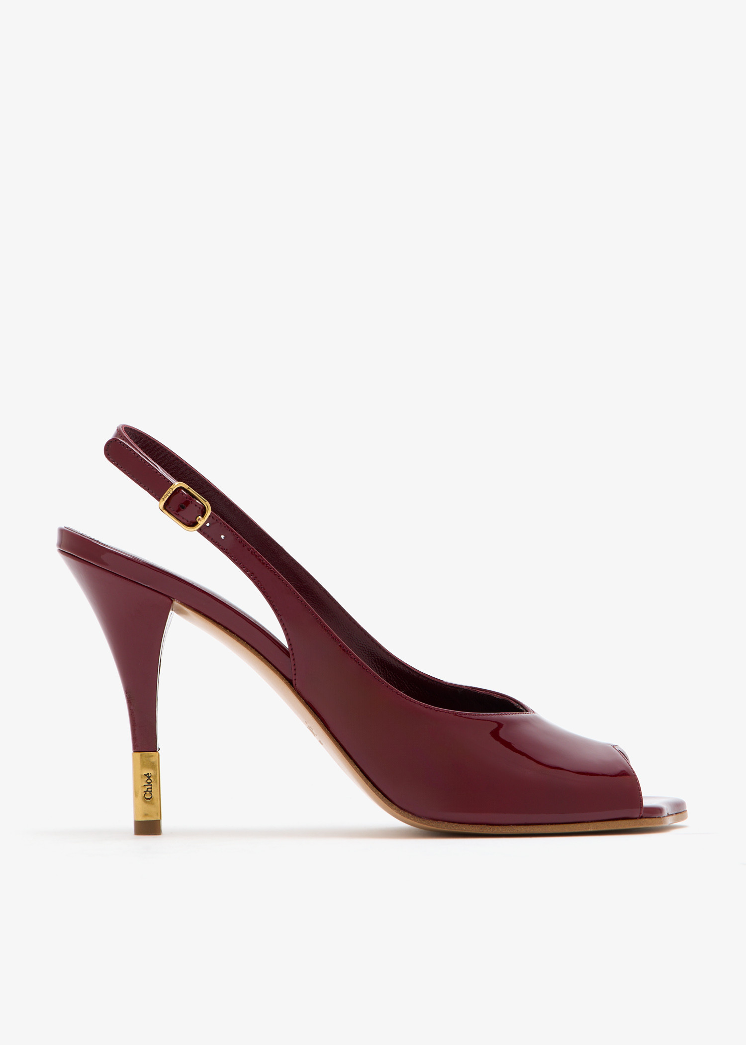 

Flower sandals, Burgundy
