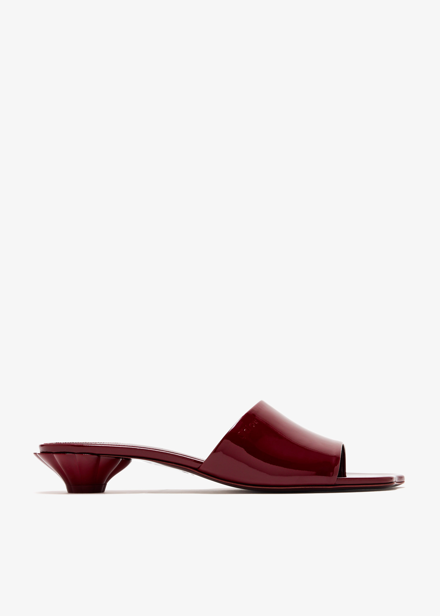 

Flower sandals, Burgundy