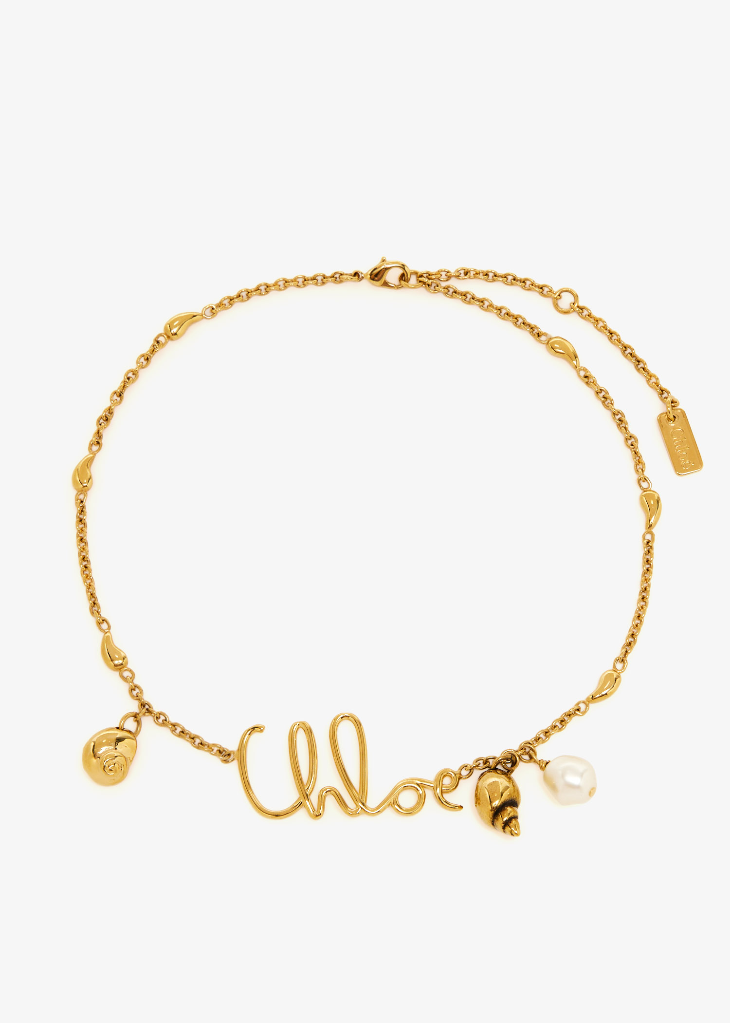

The Chloé Shells necklace, Gold