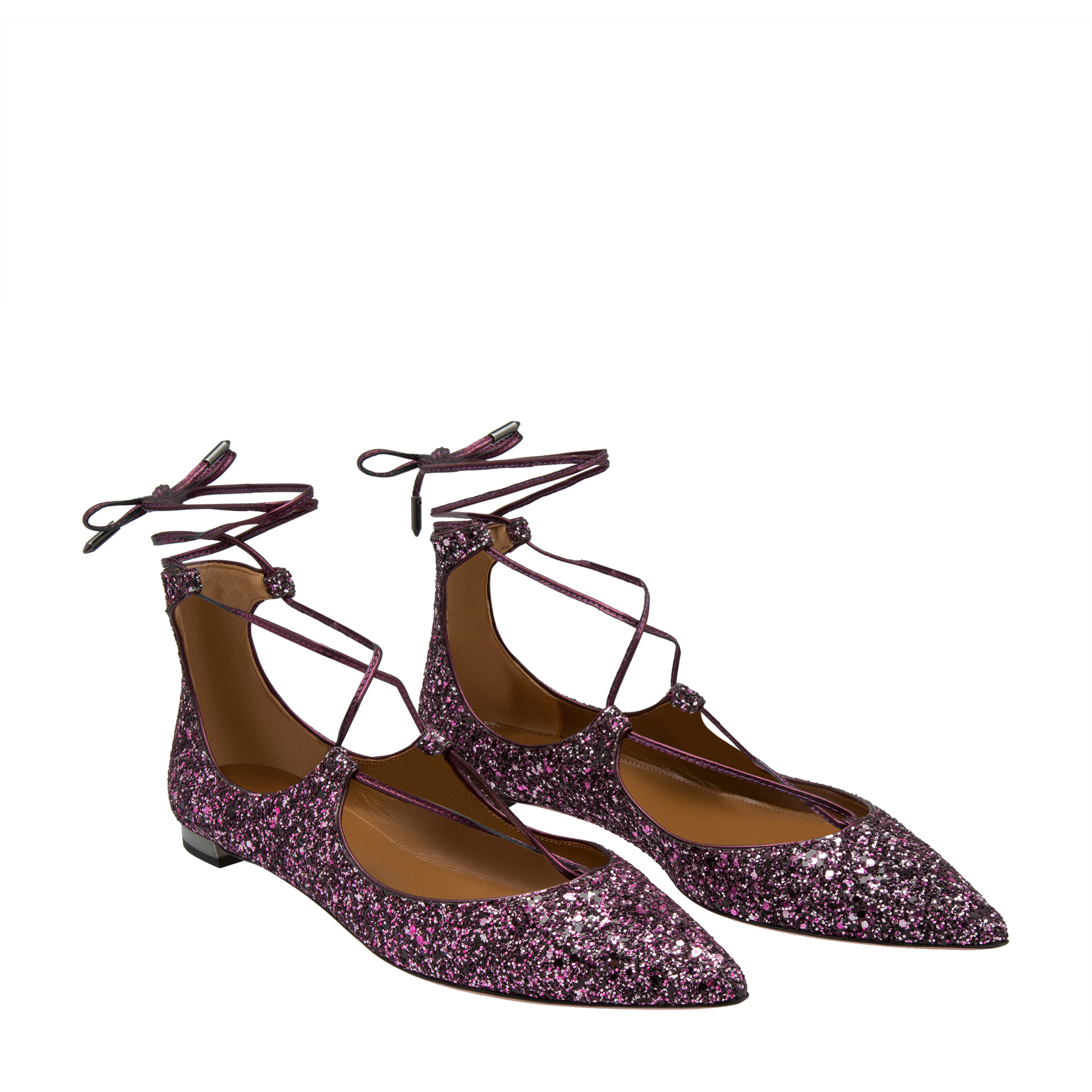 

Christy glitter flats, Purple