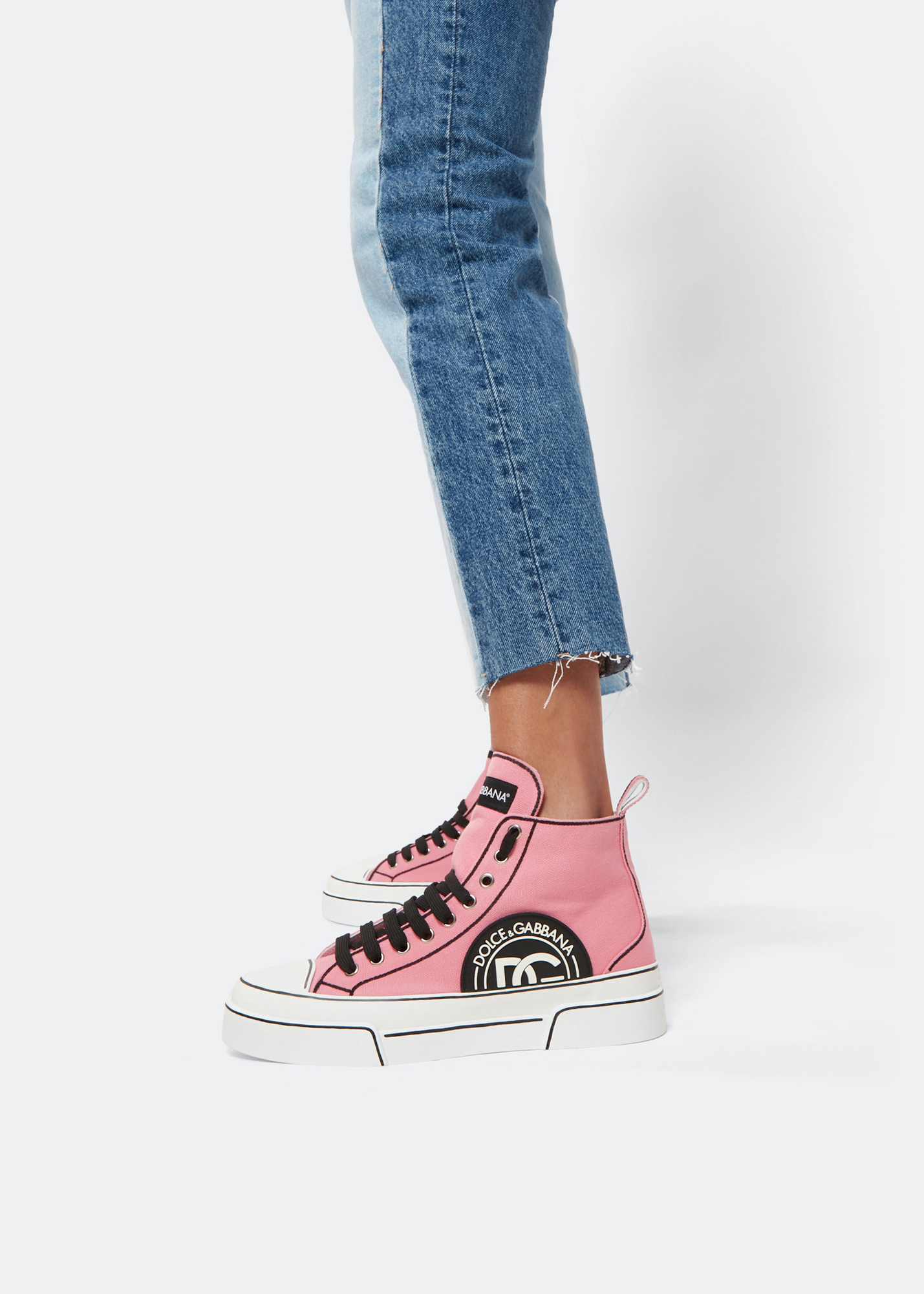 

Portofino Light mid-top sneakers, Pink