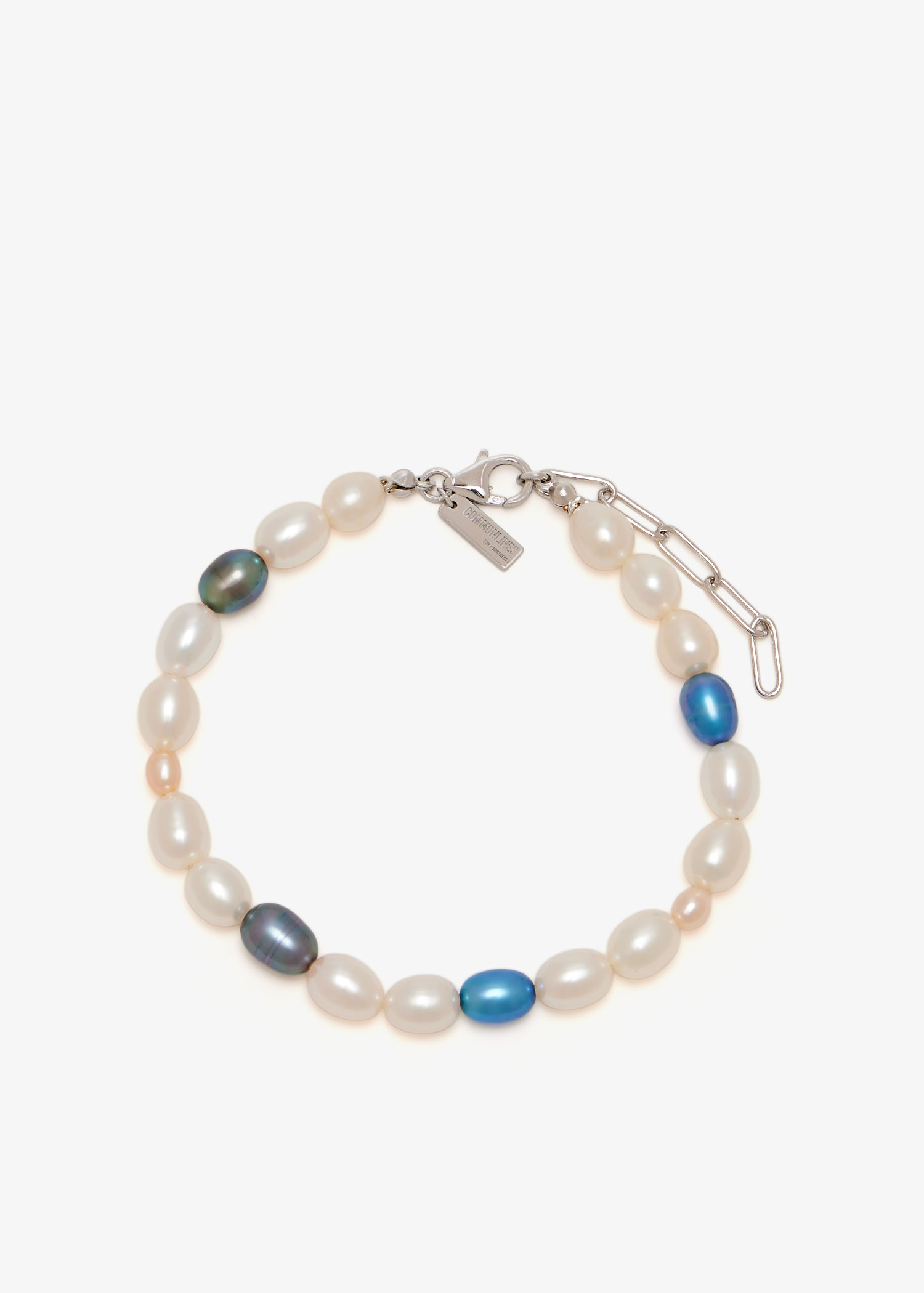 

Azure pearl bracelet, White