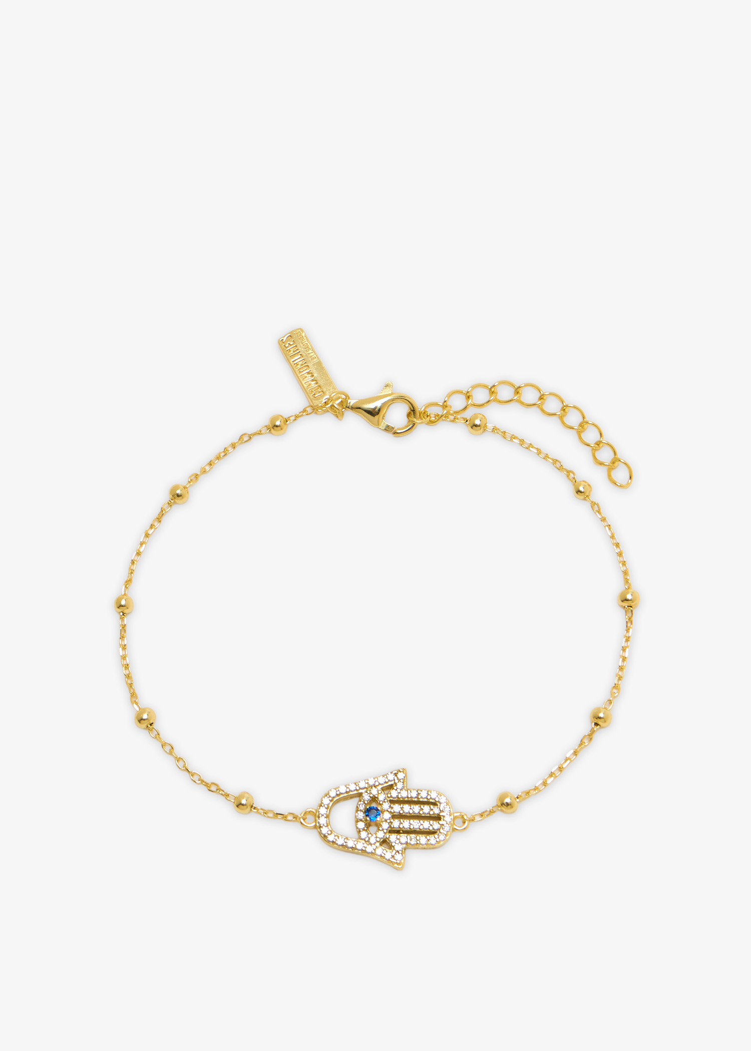 

Hamsa Ball bracelet, Gold
