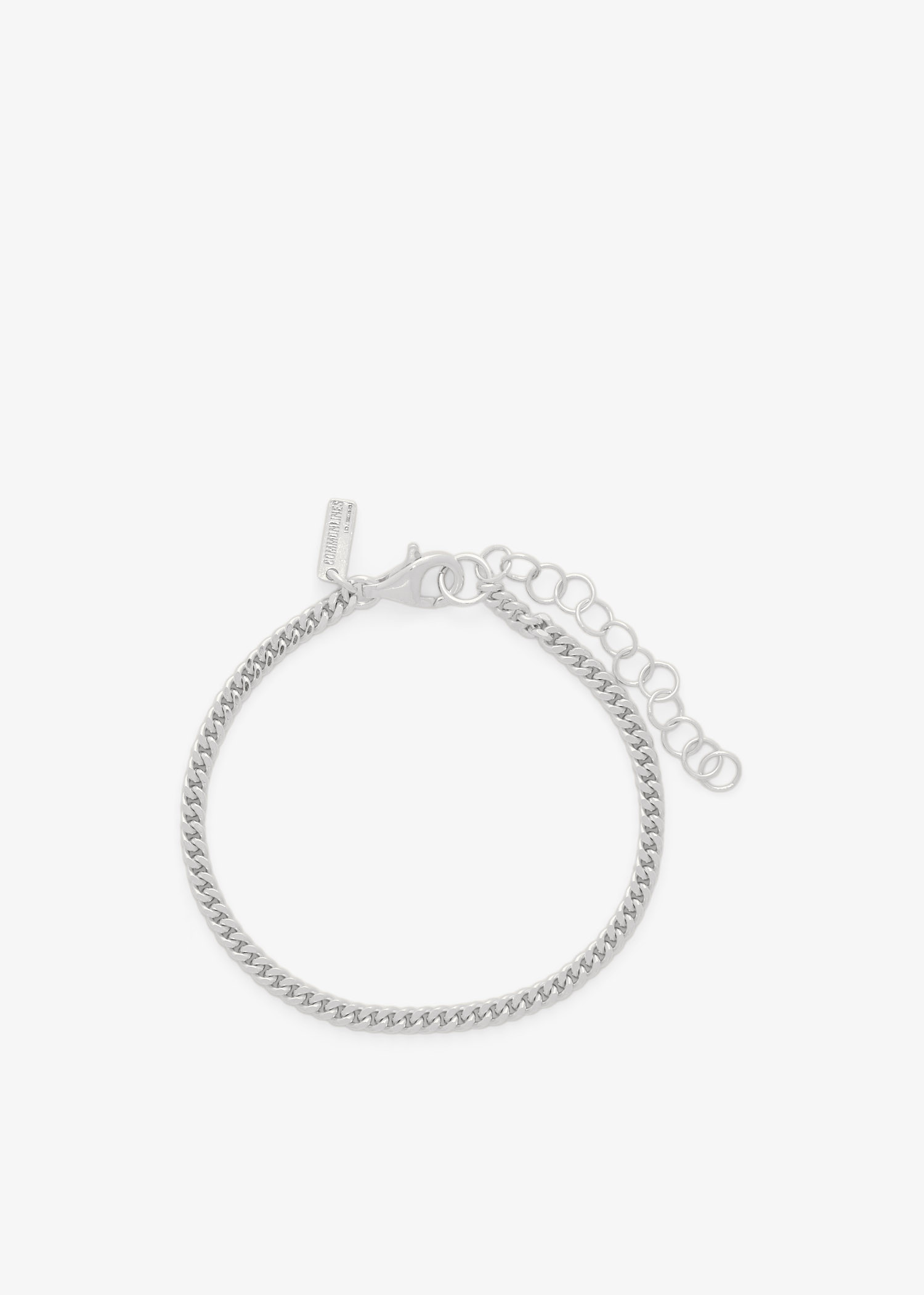 

Mini Cuban Link bracelet, Silver