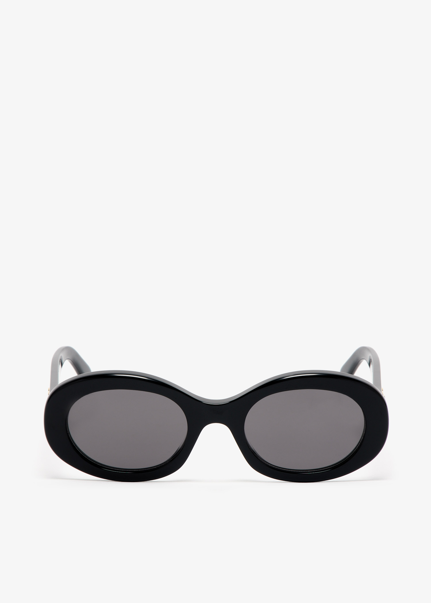 

Triomphe round sunglasses, Black