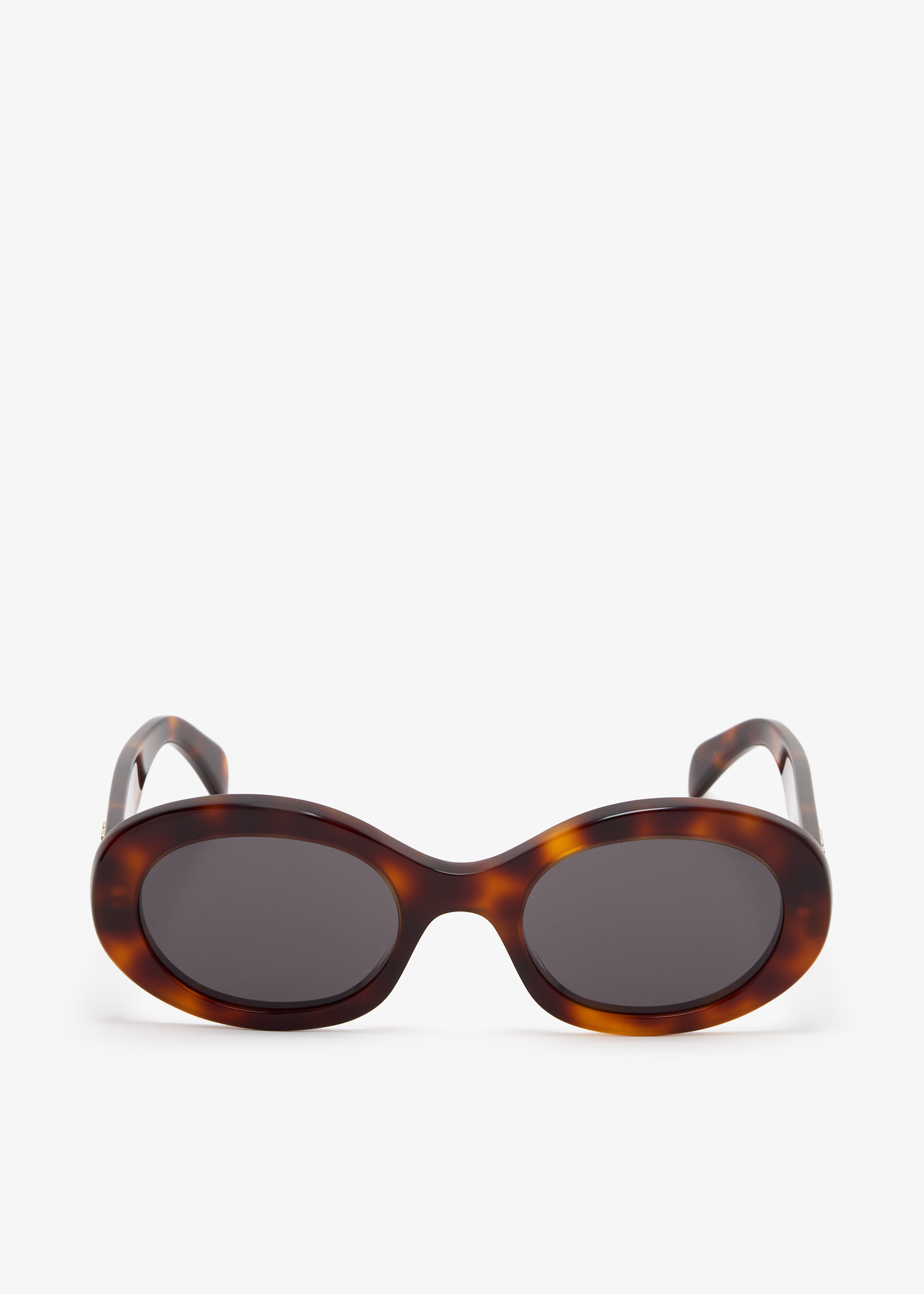 

Triomphe round sunglasses, Brown
