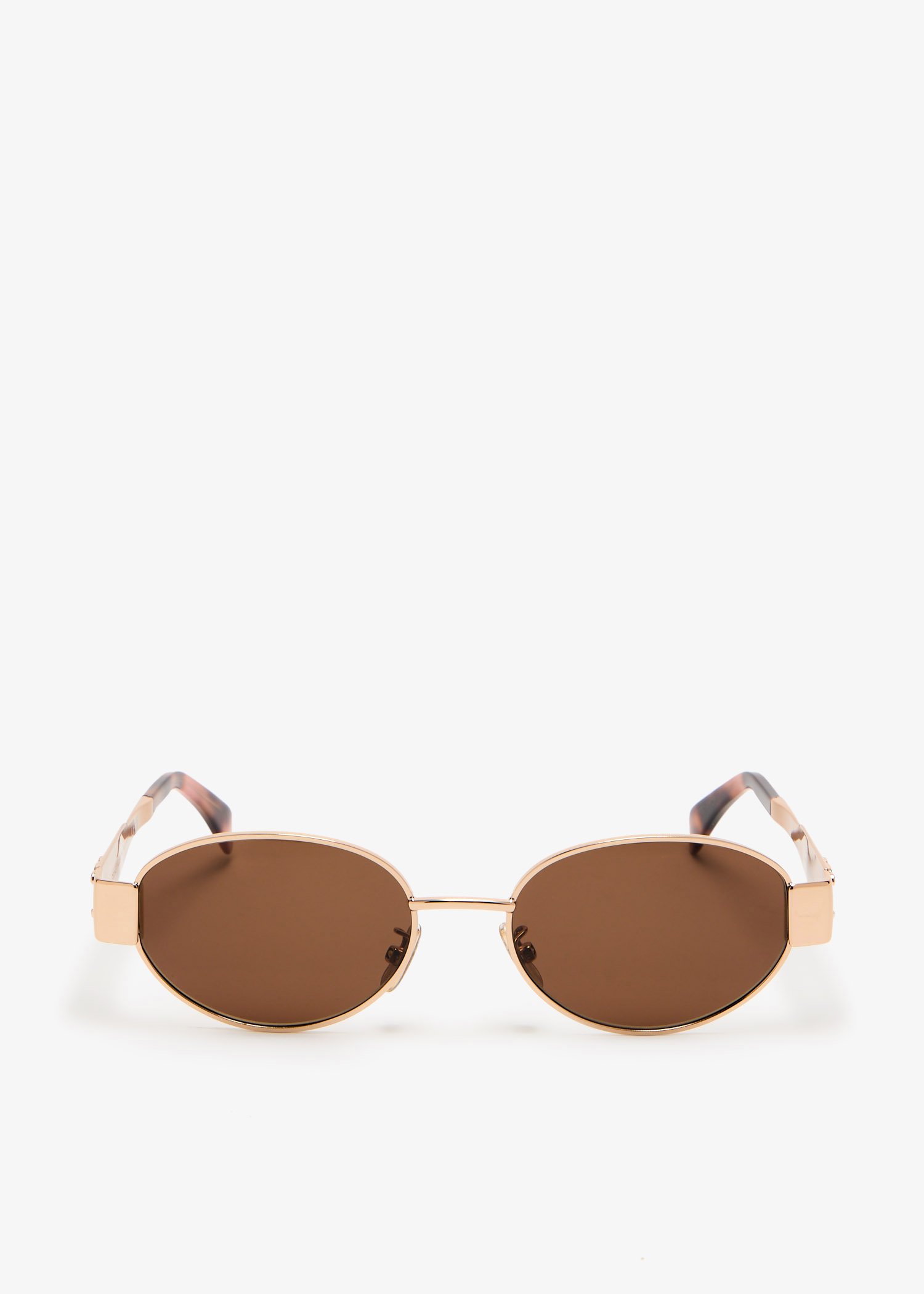 

Triomphe oval sunglasses, Pink