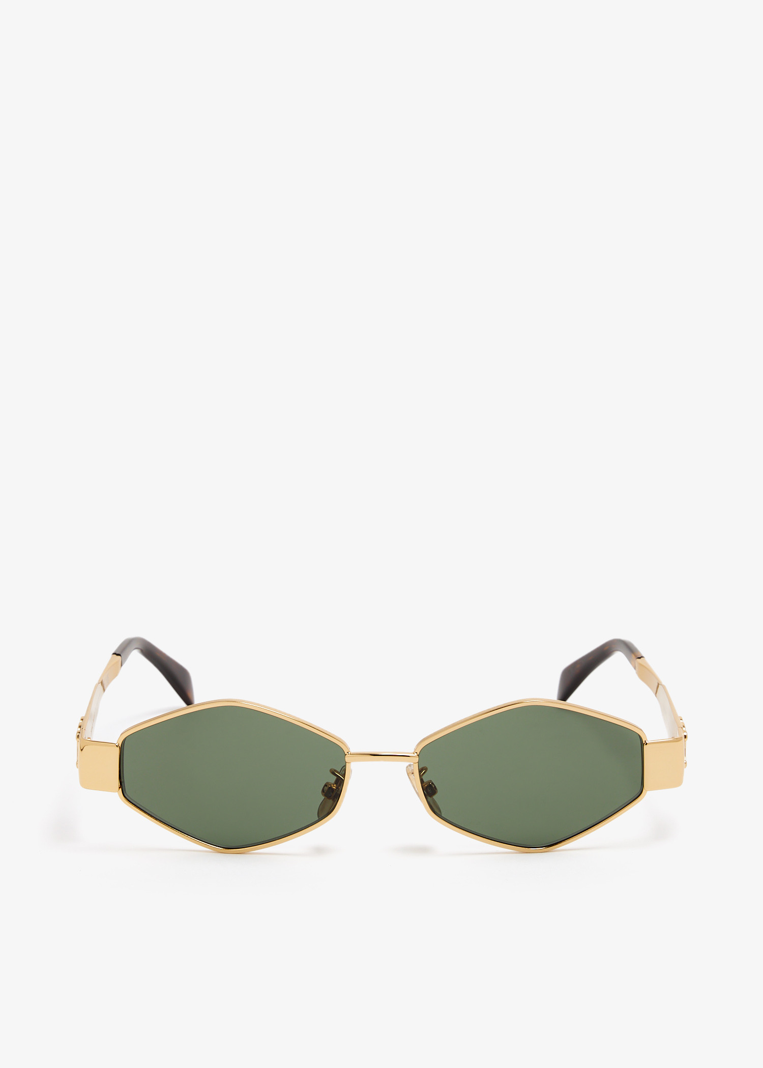 

Triomphe geometric sunglasses, Gold
