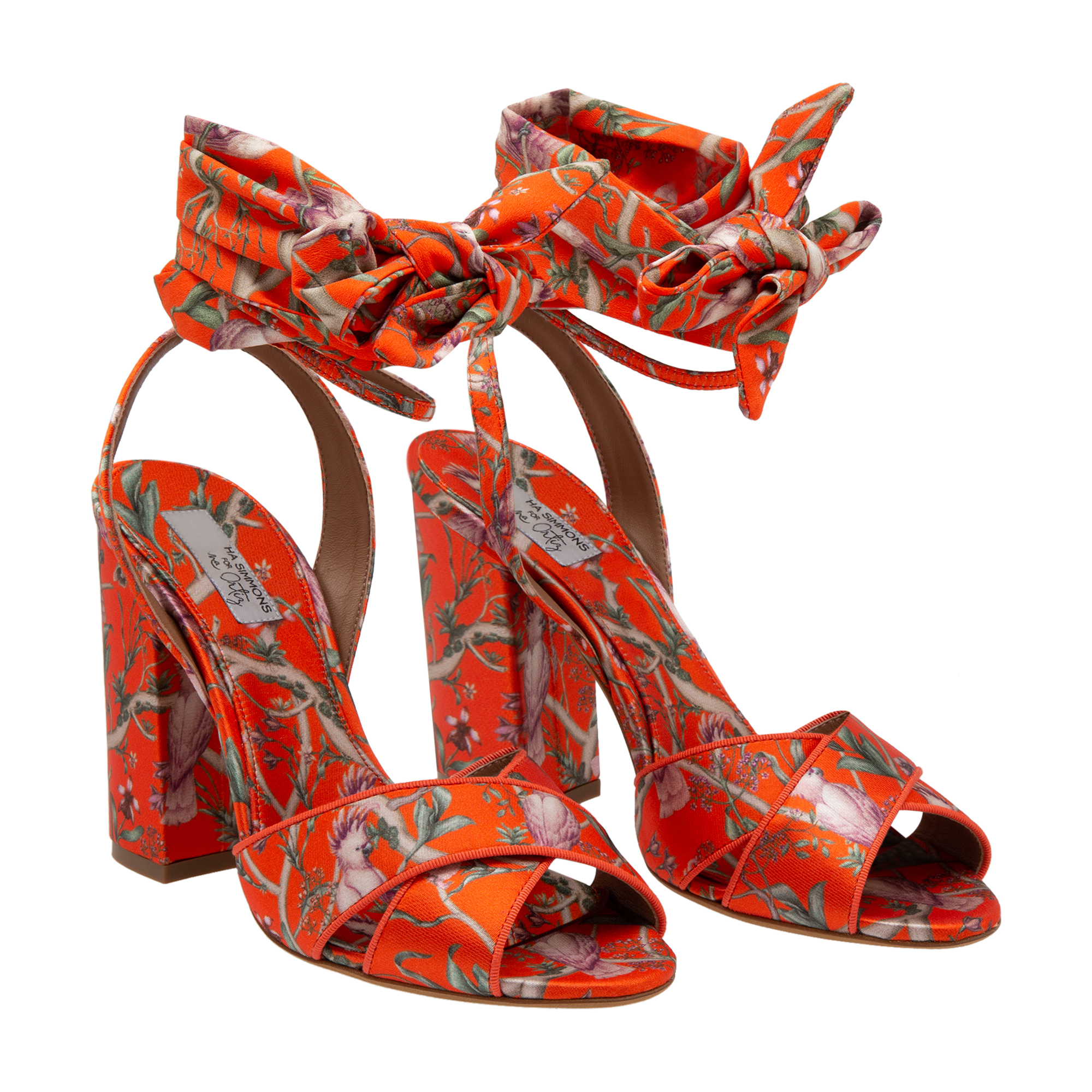 

Connie wrap sandals, Prints