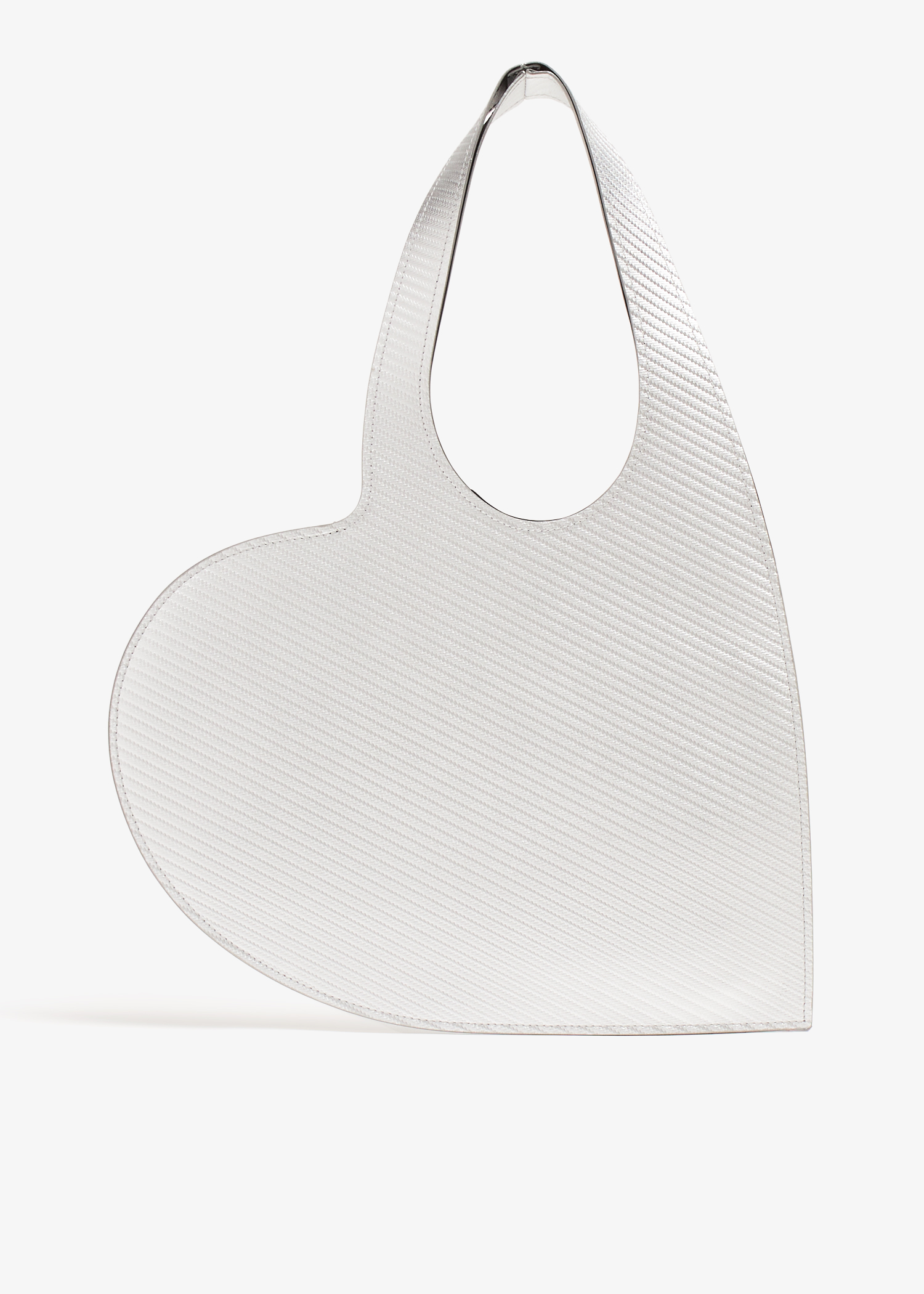 

Mini Heart tote bag, Silver