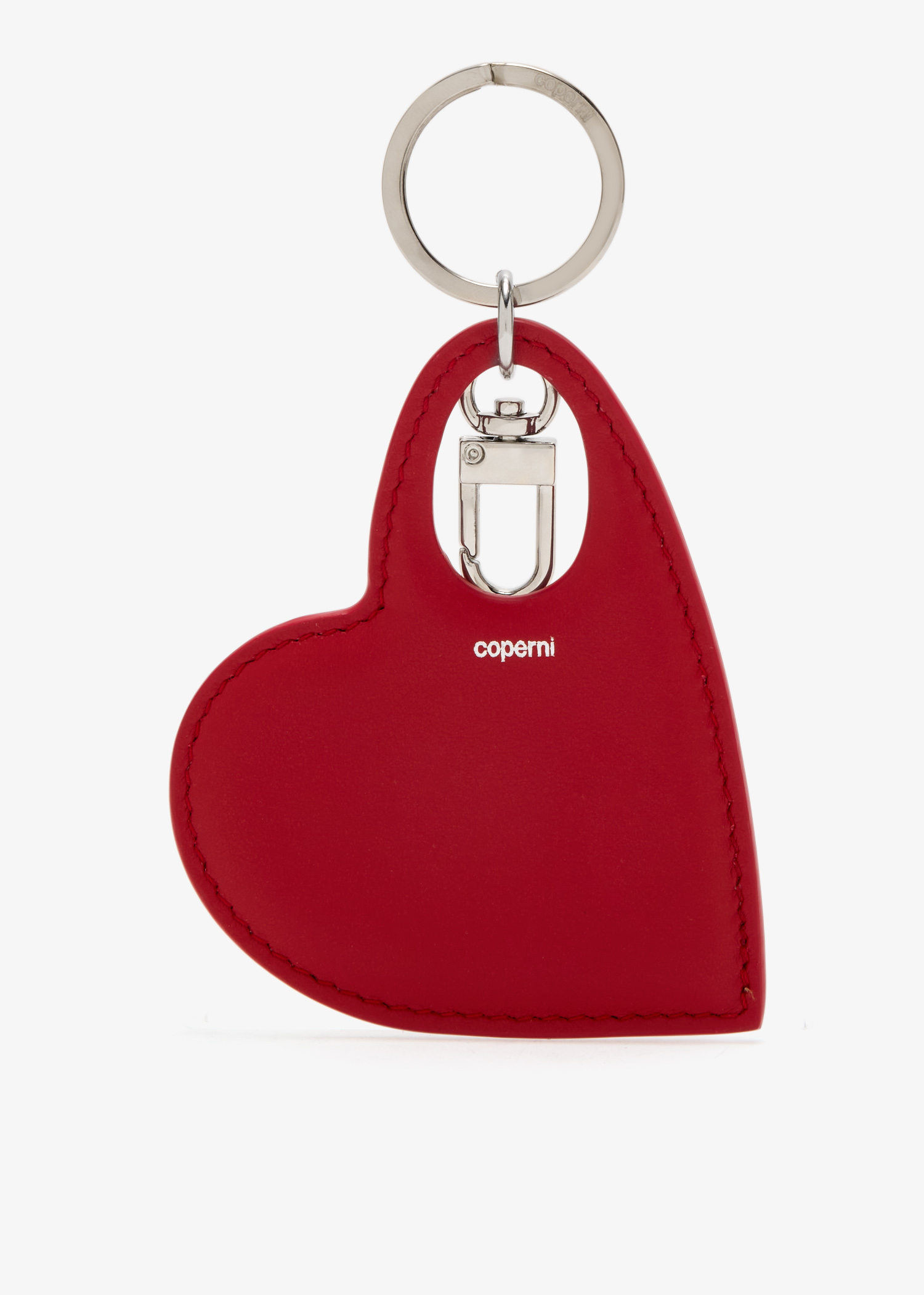 

Heart keychain, Red