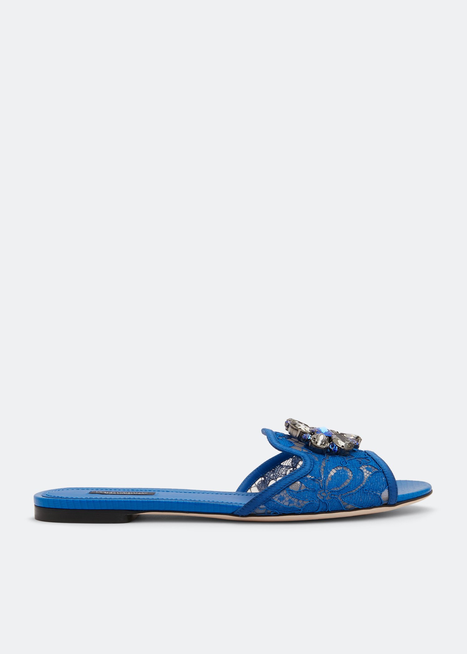 

Lace sandals, Blue